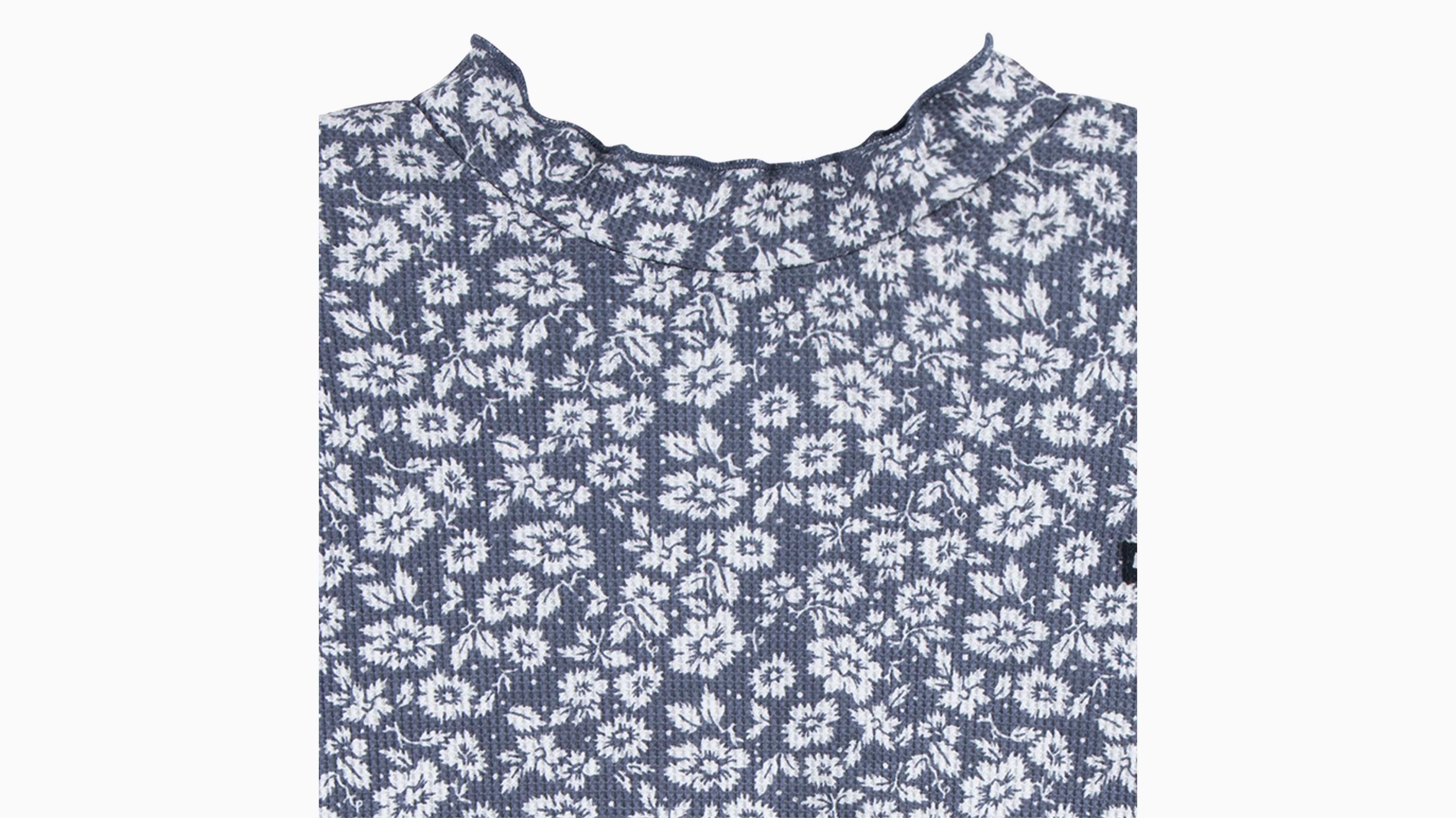 Top punto waffle para adolescentes 3