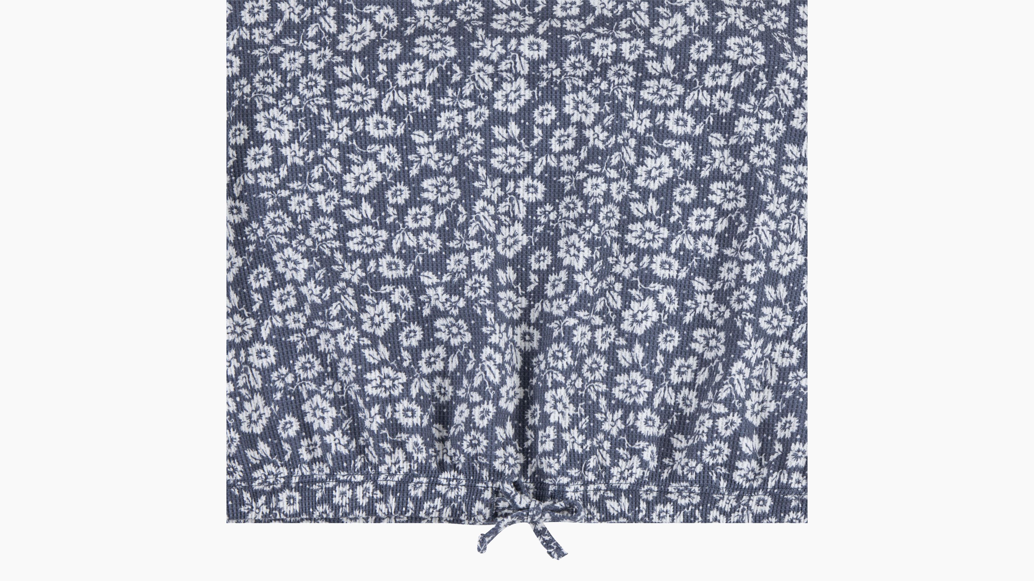 Top punto waffle para adolescentes 4