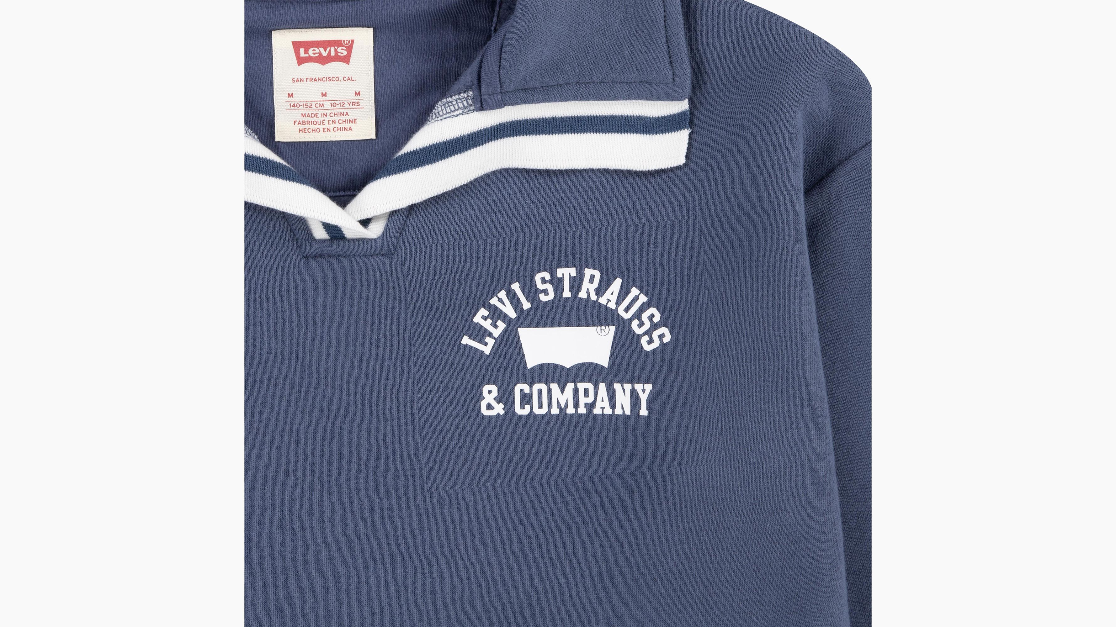 Haut manche longue Collegiate à col Ado 4