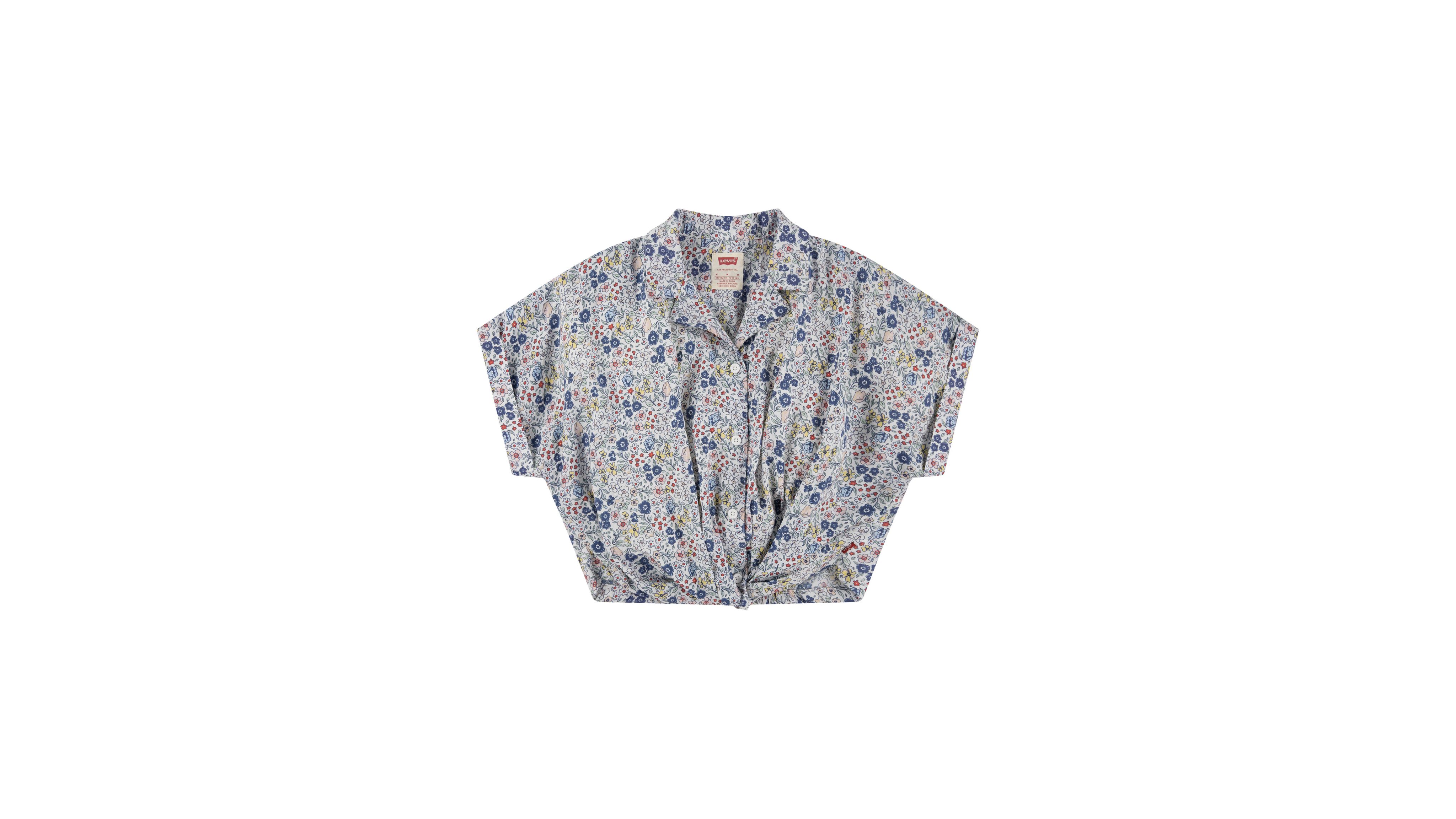 Kids Twist Button Shirt 1