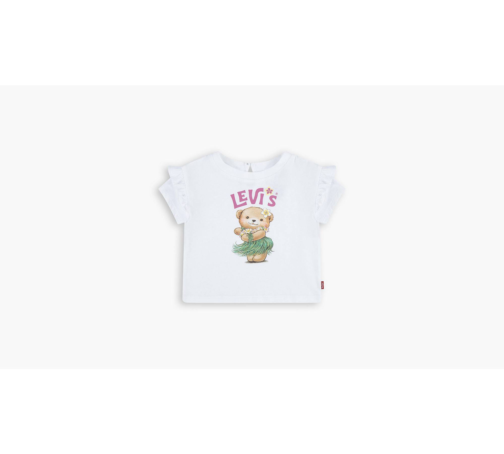 T-shirt Hula con volant sulle spalle per neonati 1
