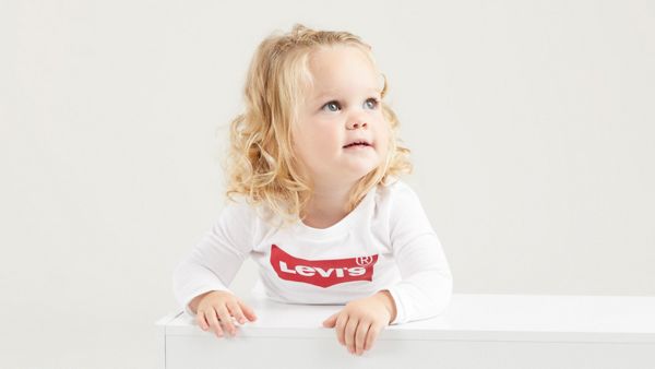 Baby Batwing Tee — White - White