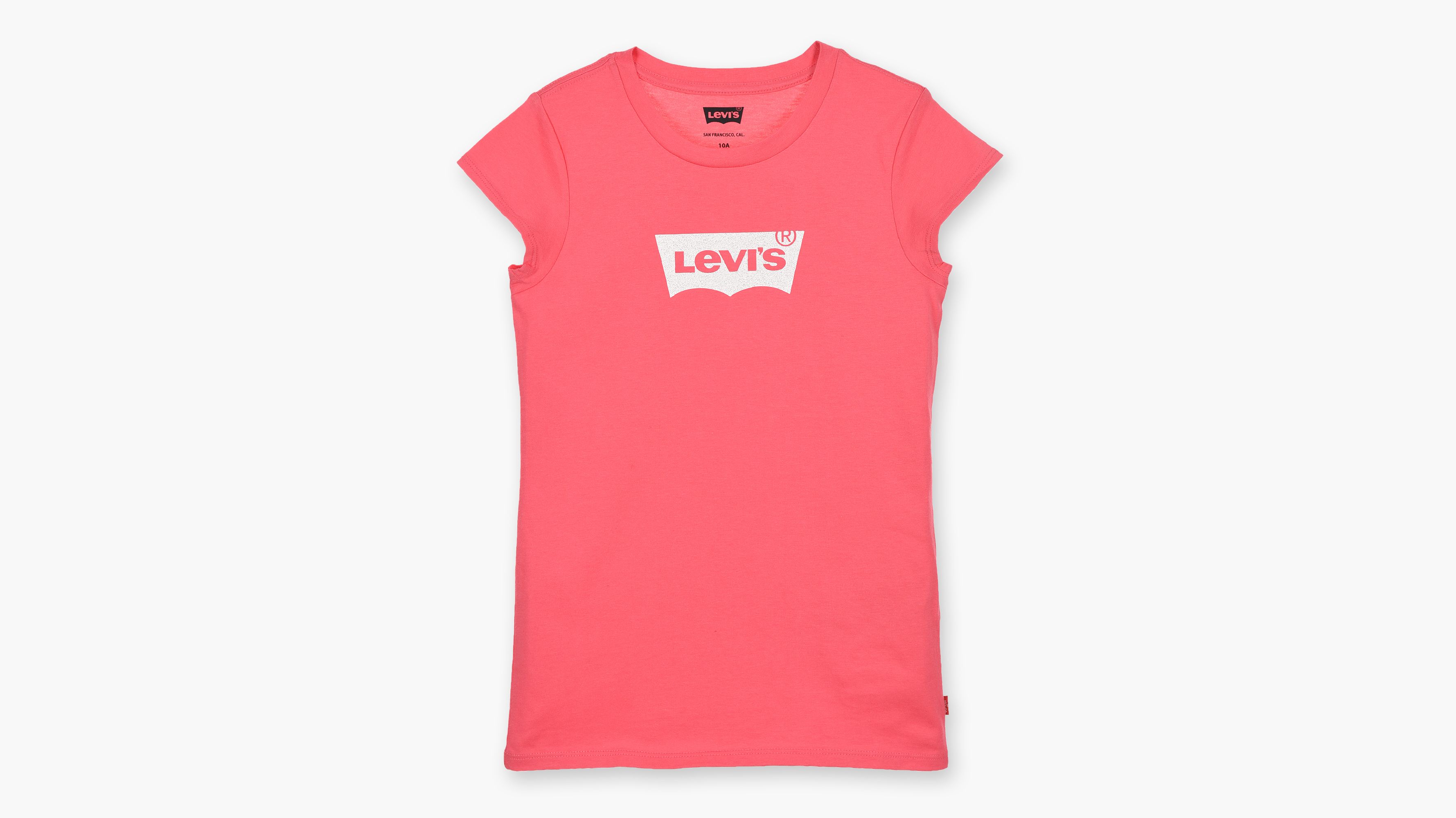 Levi's LVG Batwing Tee – T-Shirt Per Bambina 0-24 Mesi, Colore Rosso Prugna