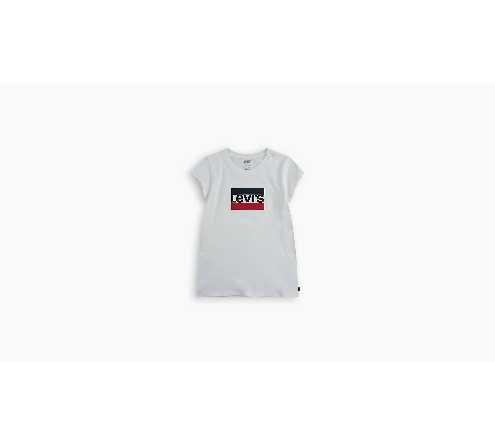 inch Genbruge en gang Sportswear T-shirt För Barn - Vit | Levi's® SE