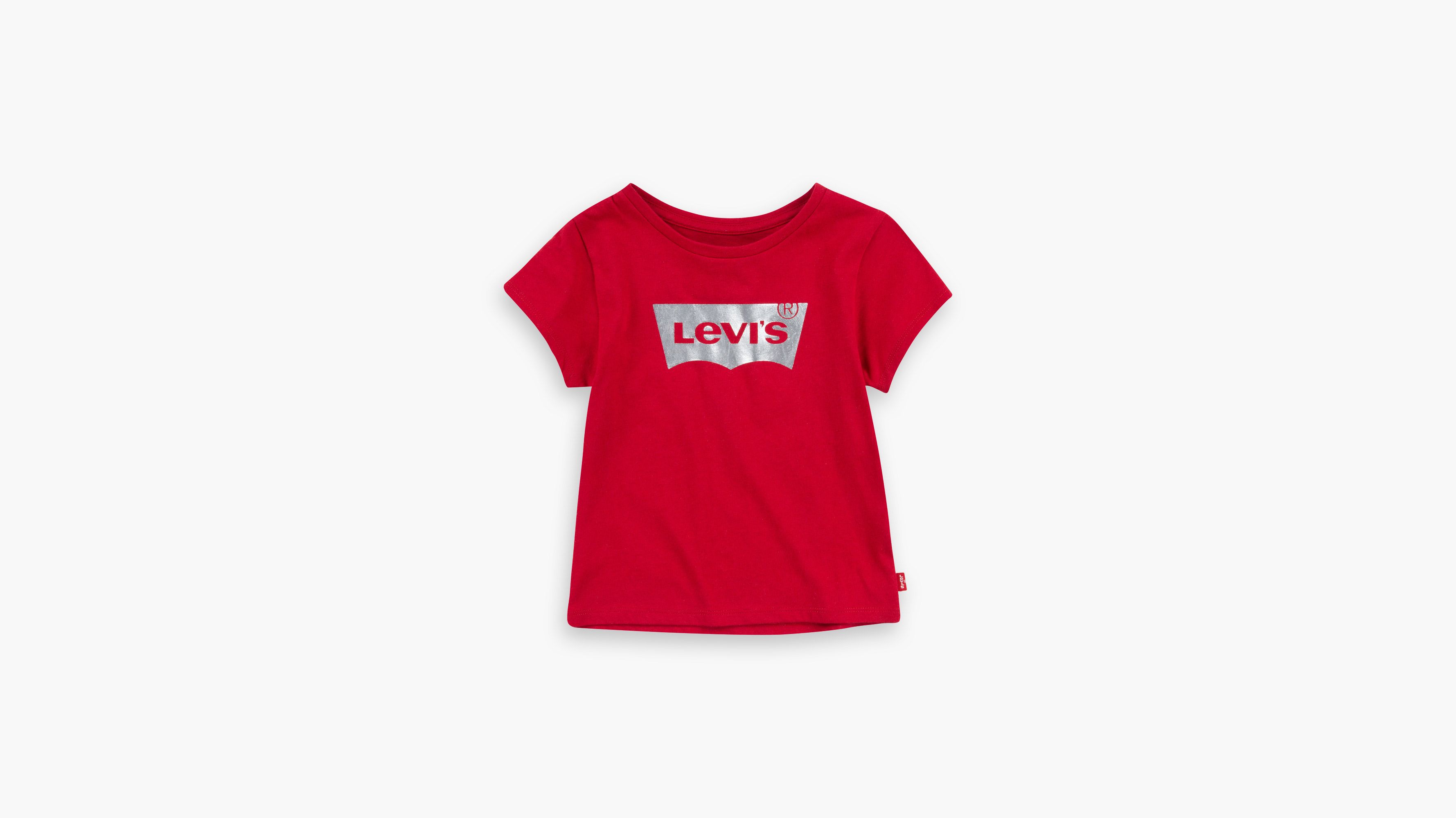 Levi's LVG T-Shirt Bambina Batwing - Maglietta Manica Lunga Grape Per Bambini 0-24 Mesi