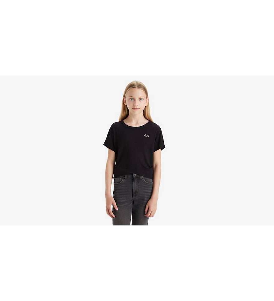 Teenager Lieblings-t-shirt Für Mädchen - Schwarz | Levi\'s® AT