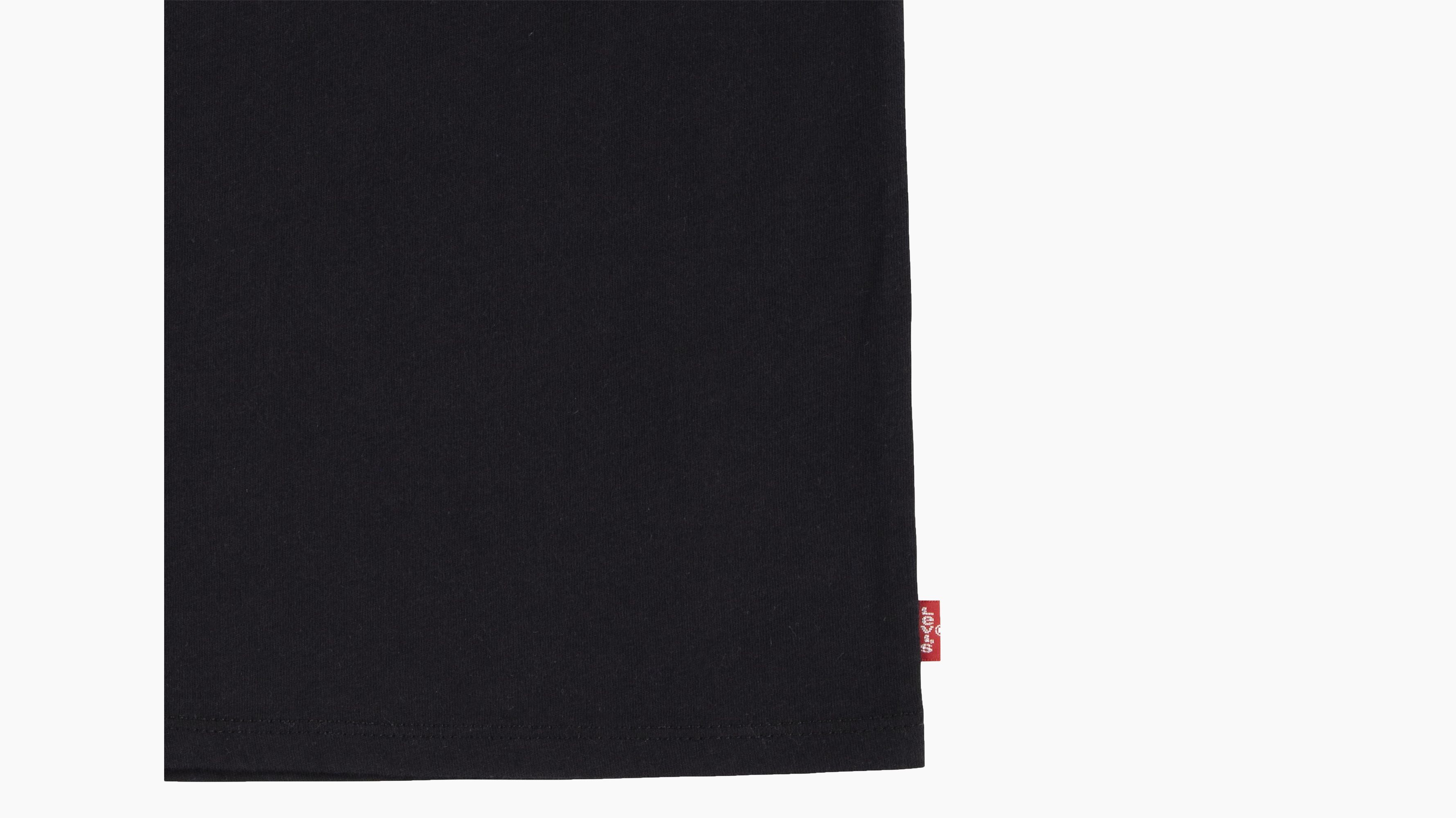 T-shirt Levi's Batwing Fille - Manches Courtes, Coupe Regular, Coton Biologique, Logo Graphique