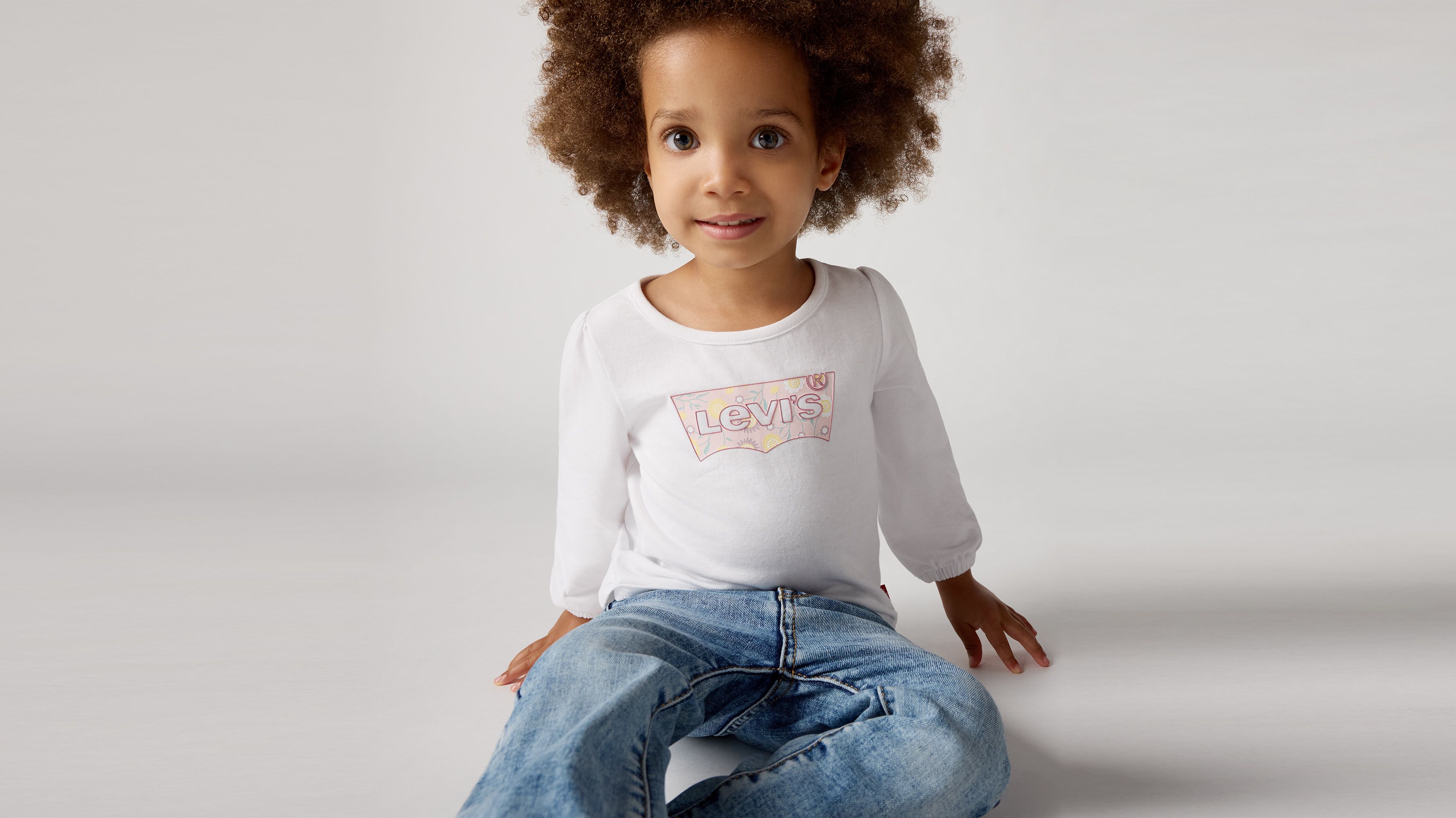 T-Shirt Levi's Kids Manches Longues Batwing - 100% Coton Pour Fille