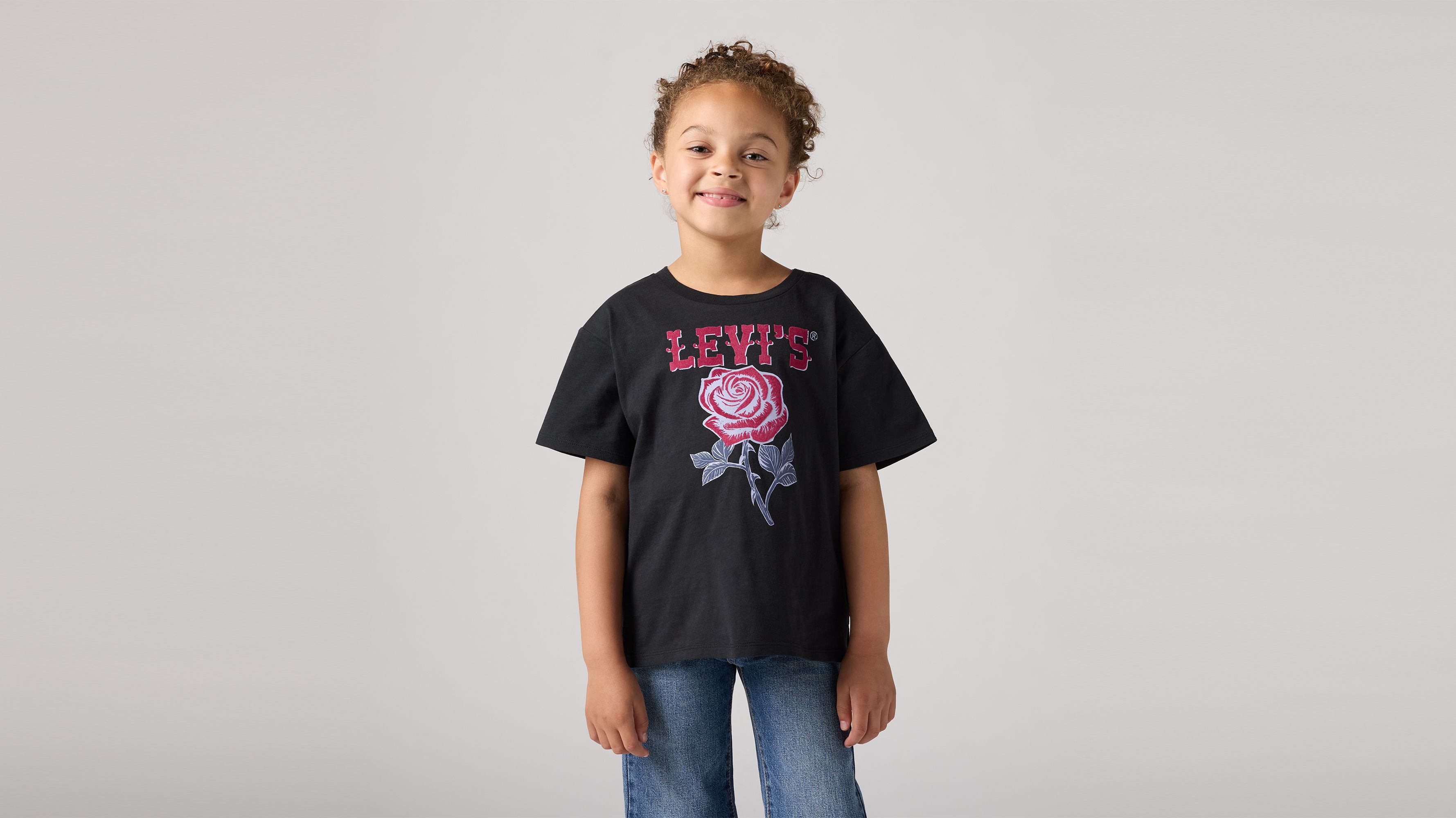 T-shirt Western Roses oversize Enfant 1