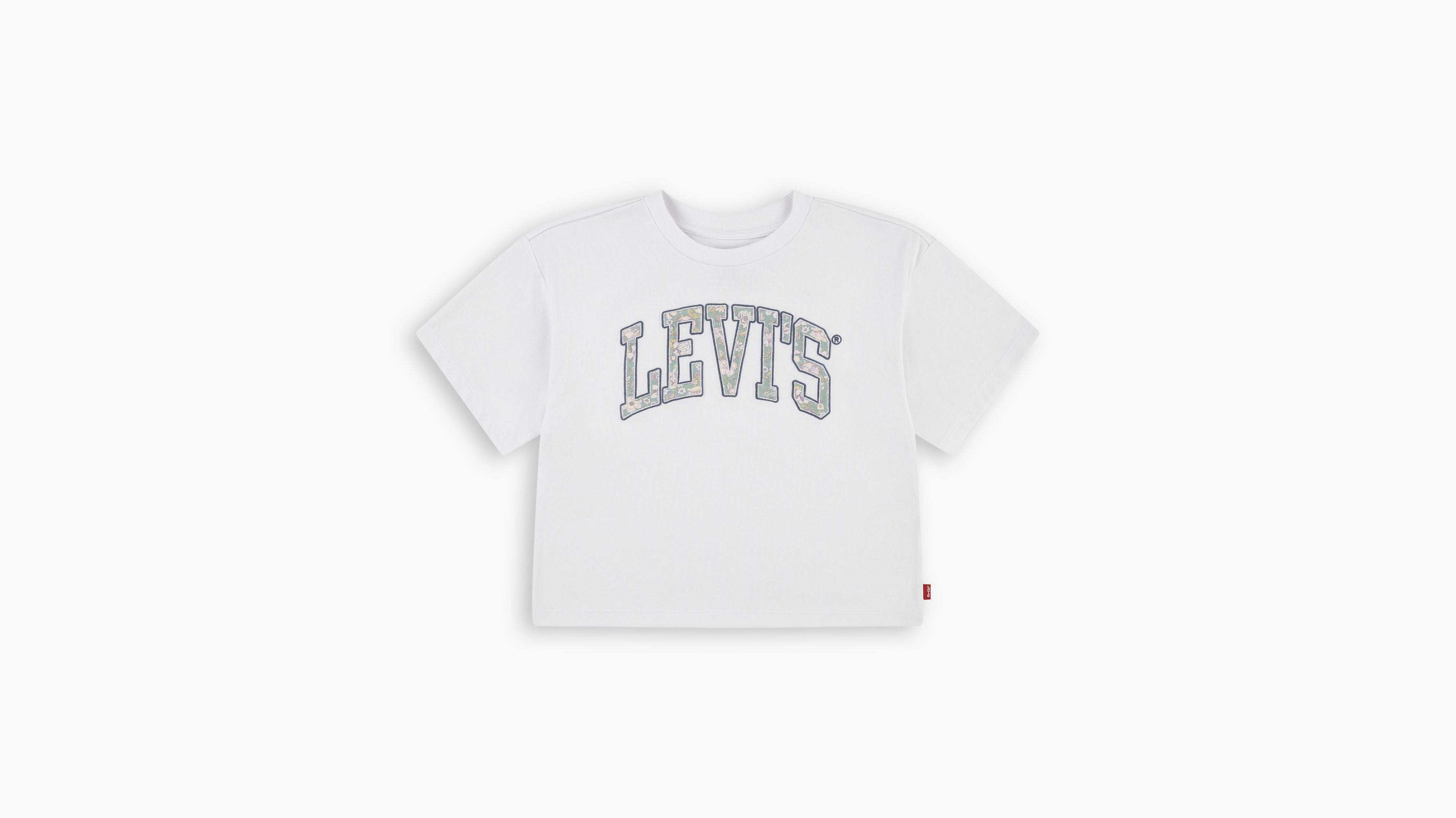 Teenager Meet And Greet Levi's® T-Shirt mit Blumenmotiv 1