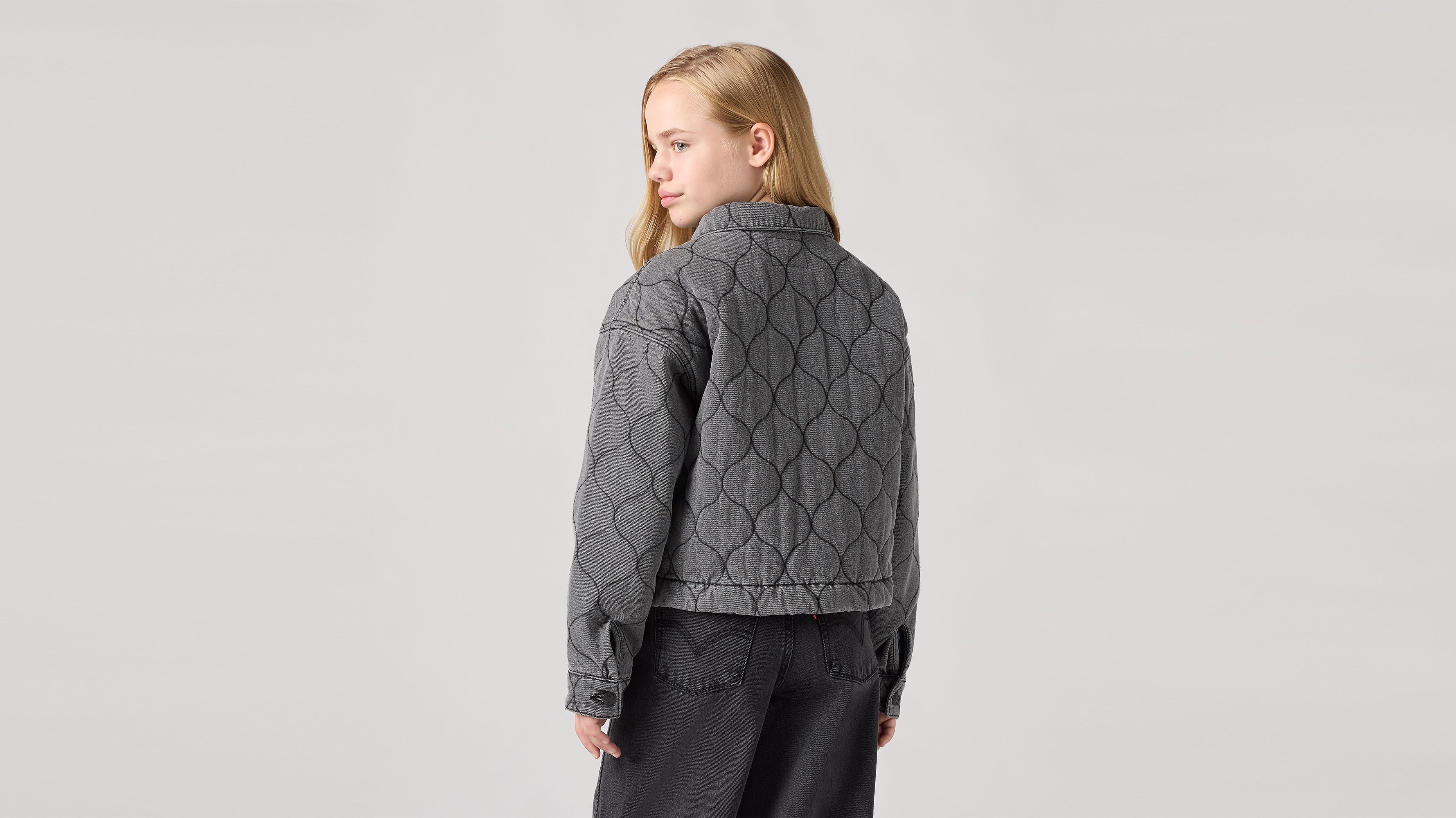 Veste Trucker matelassée Ado 2