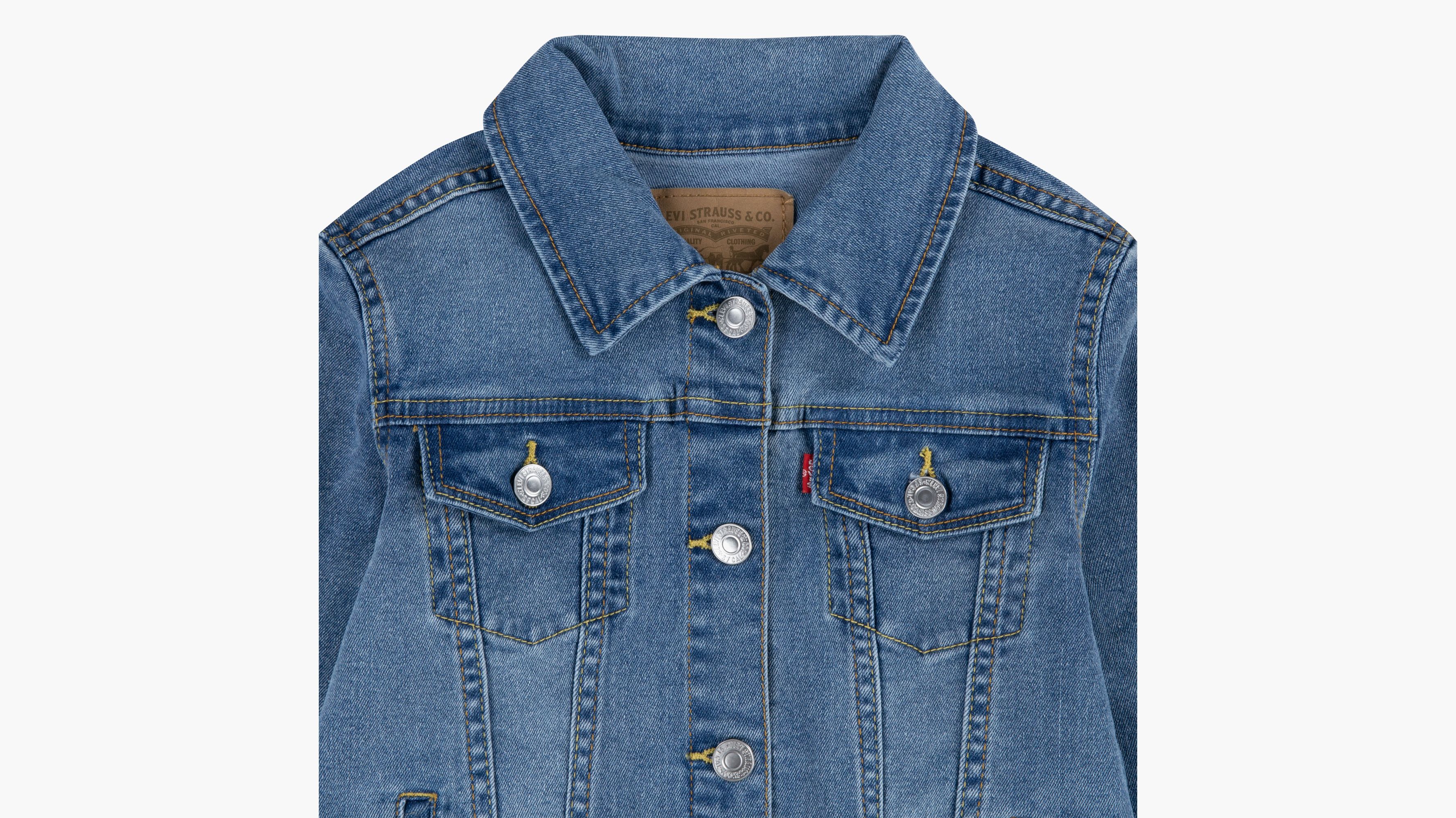 Children's levi denim store jacket