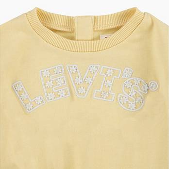Baby Sweatshirt mit Rundhalsausschnitt und Ballonärmeln 6