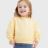 Sweatshirt met ronde hals en ballonmouwen voor baby’s 3