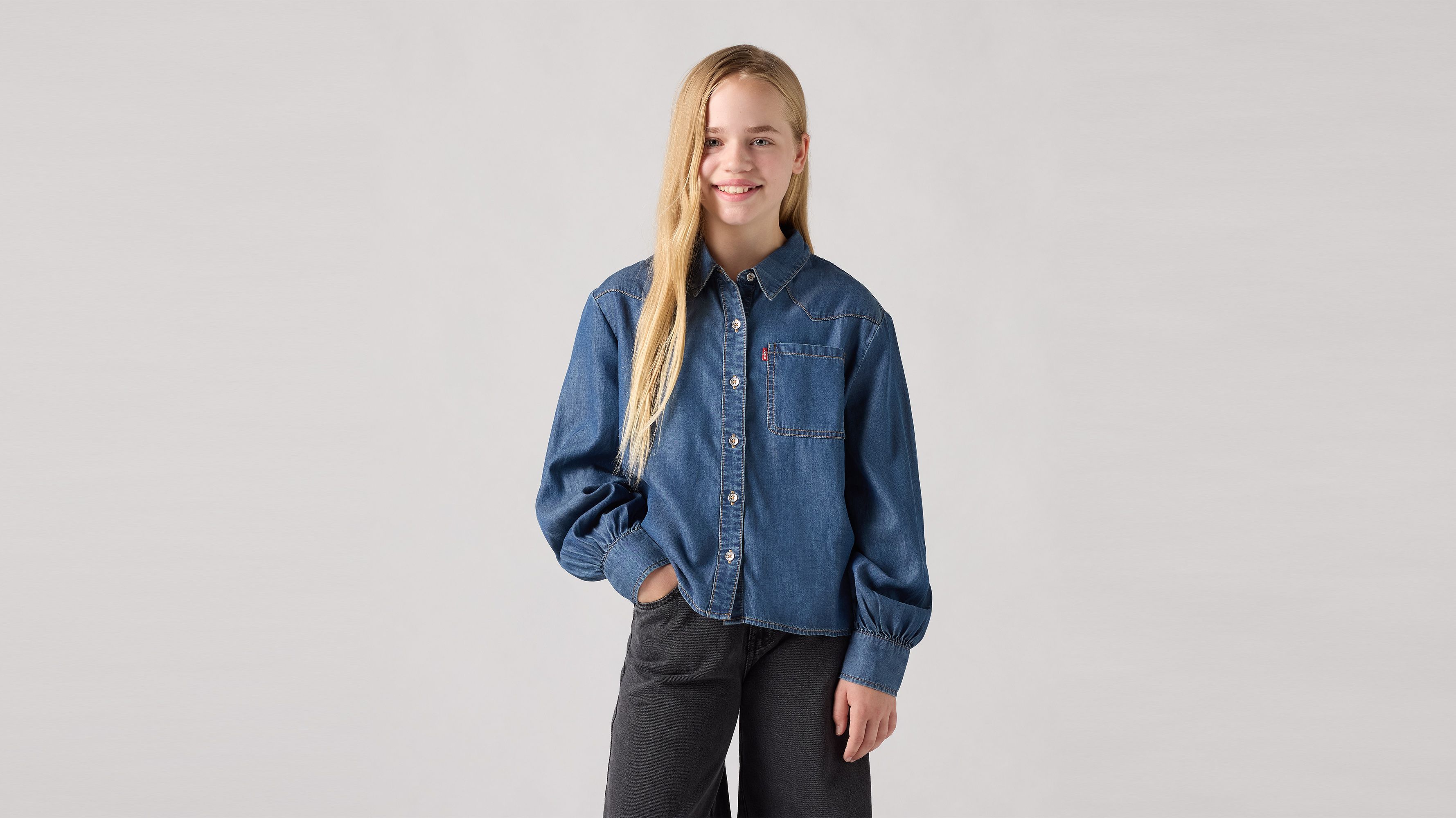 Teenager Western Denim-Shirt 1