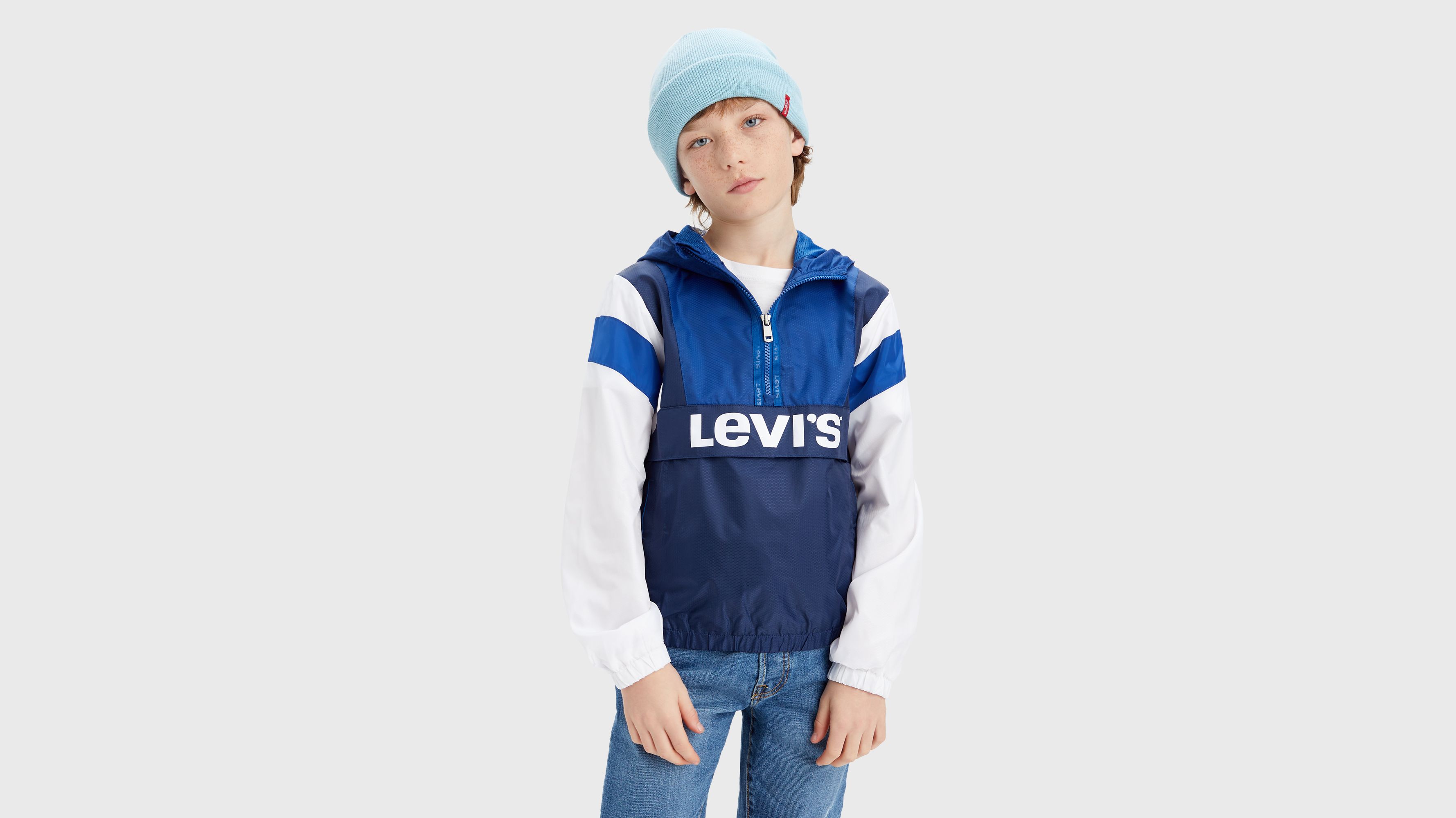 Anorak w bloki kolorów 1