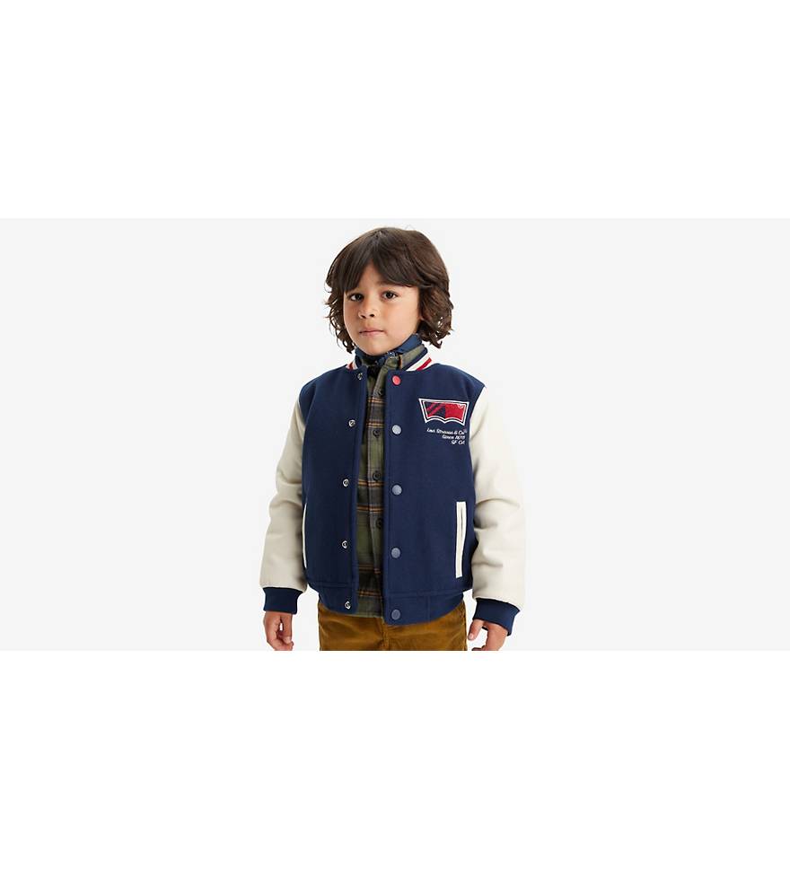 Kids Varsity Jacket - Blue | Levi's® IT