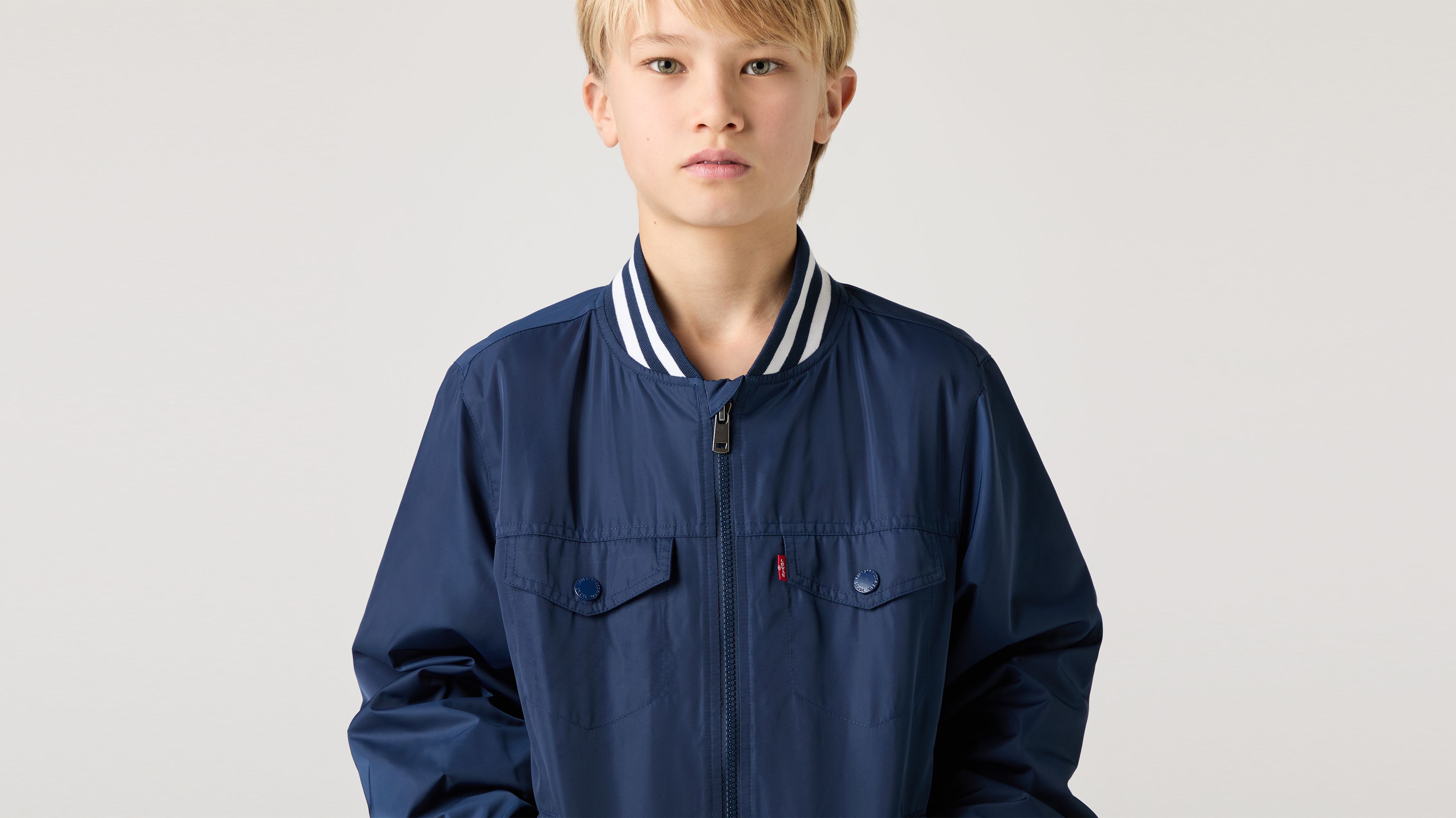 Teenager Meshed Lined Bomber Jacket 4