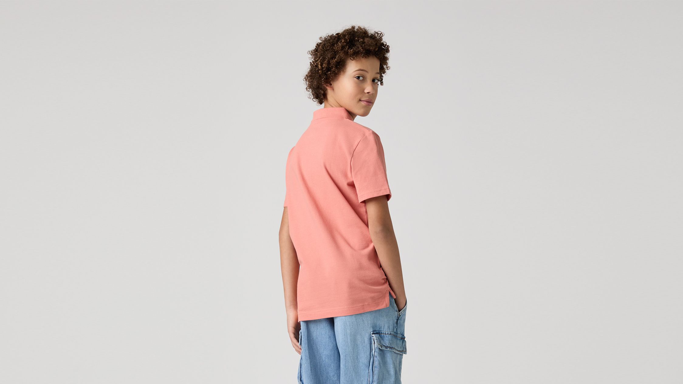 Teenager Back Neck Tape Polo 2
