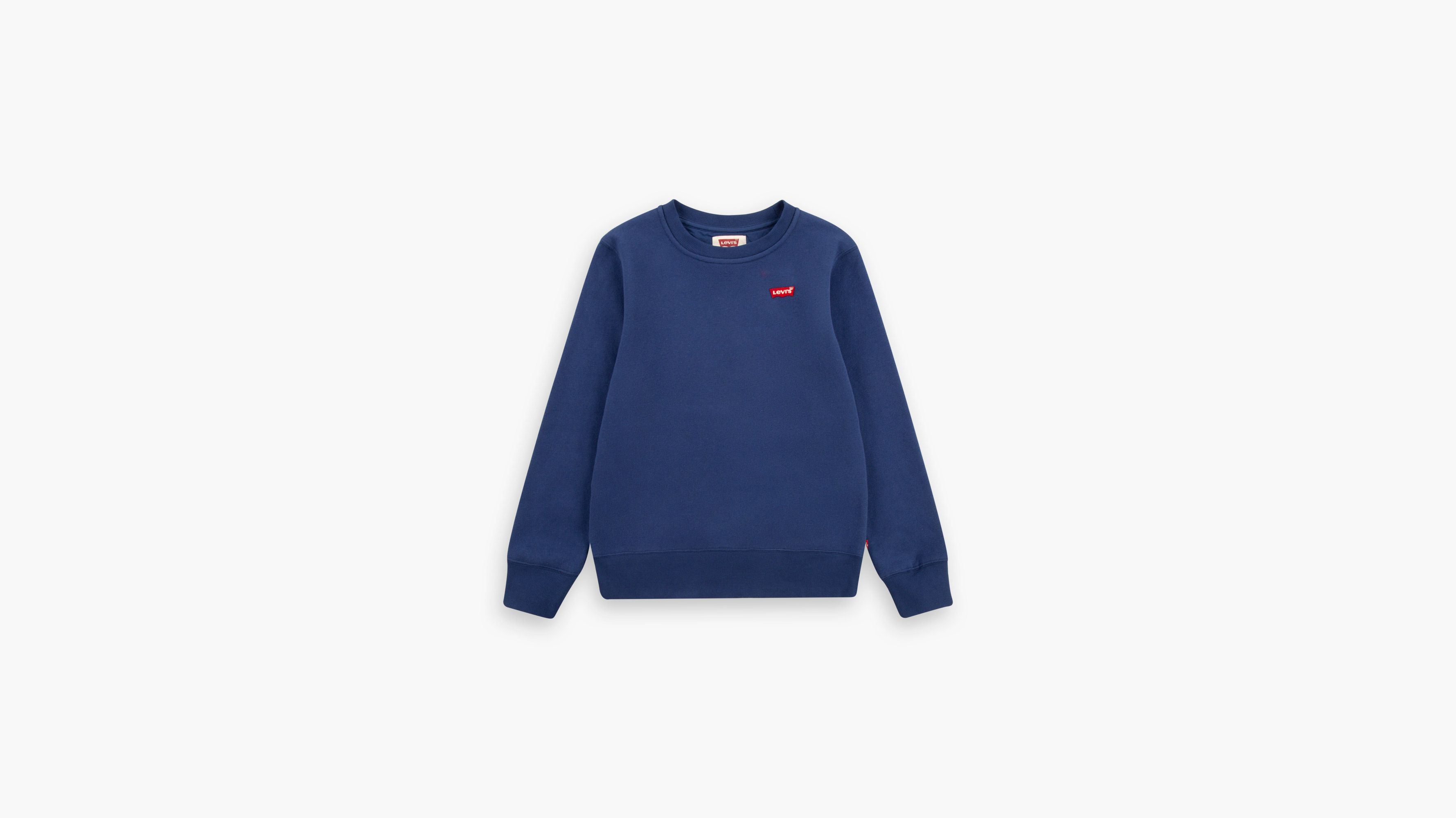 Sweat-shirt à col rond et logo 1