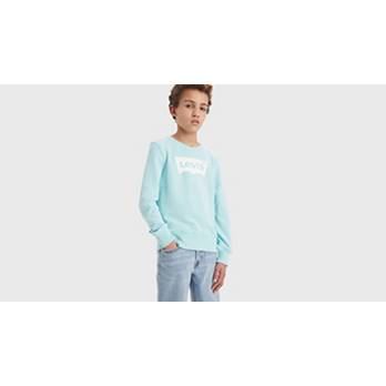 Teenager French Terry Batwing Pullover 3
