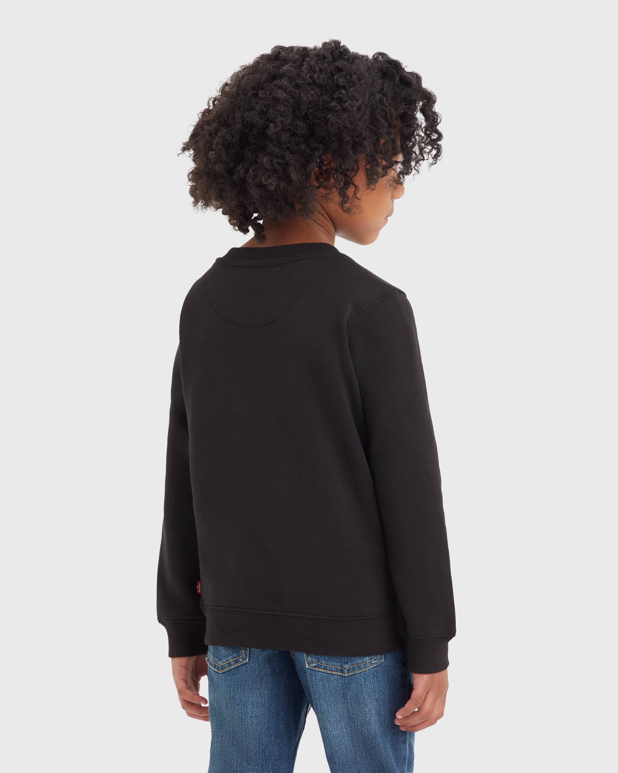 Kids Mini Logo Crewneck Sweatshirt - Black | Levi's® GB Kids Mini Logo Crewneck Sweatshirt - Black | Levi's® GB