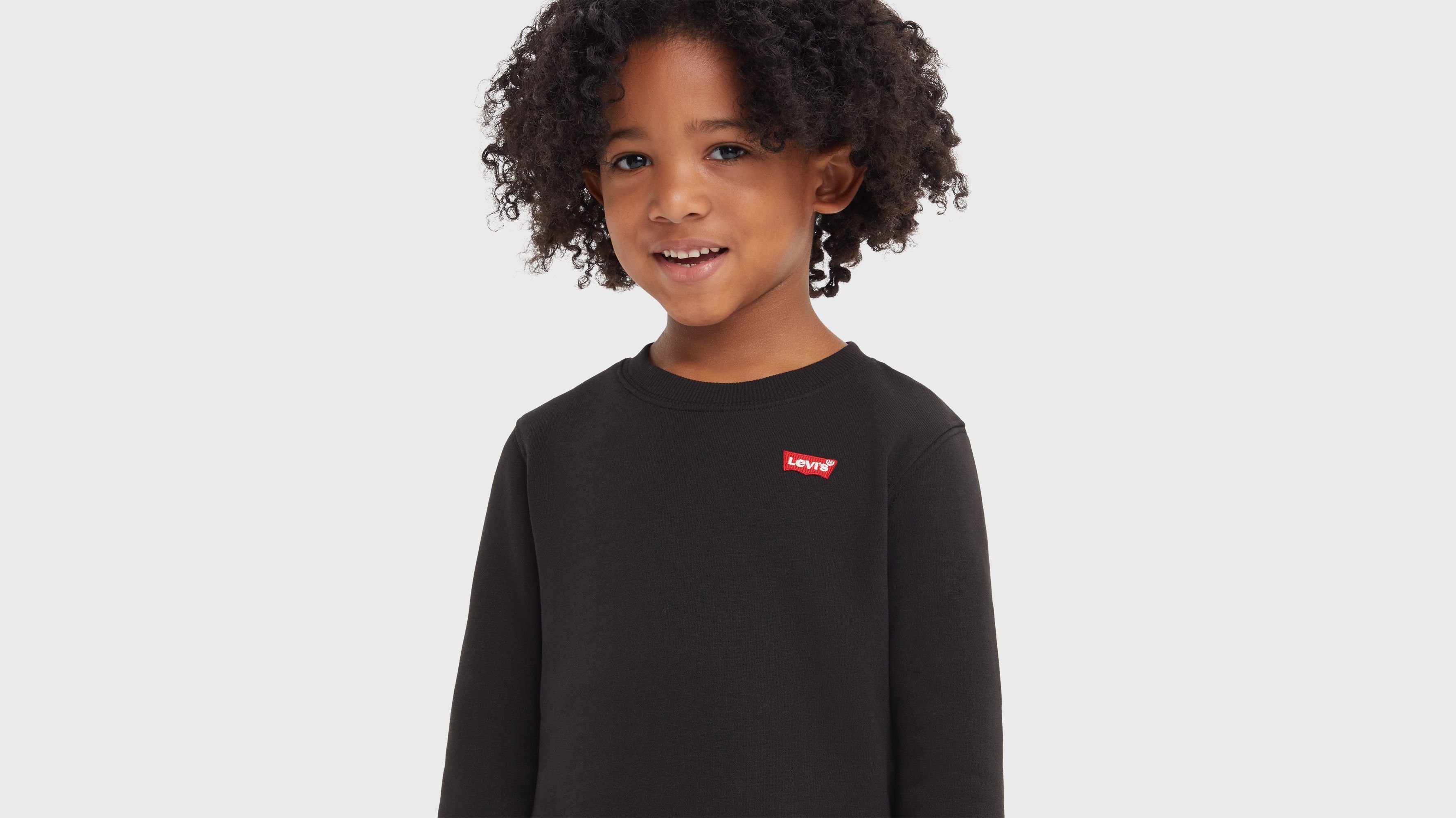 Kids Mini Logo Crewneck Sweatshirt Black Levi s XK