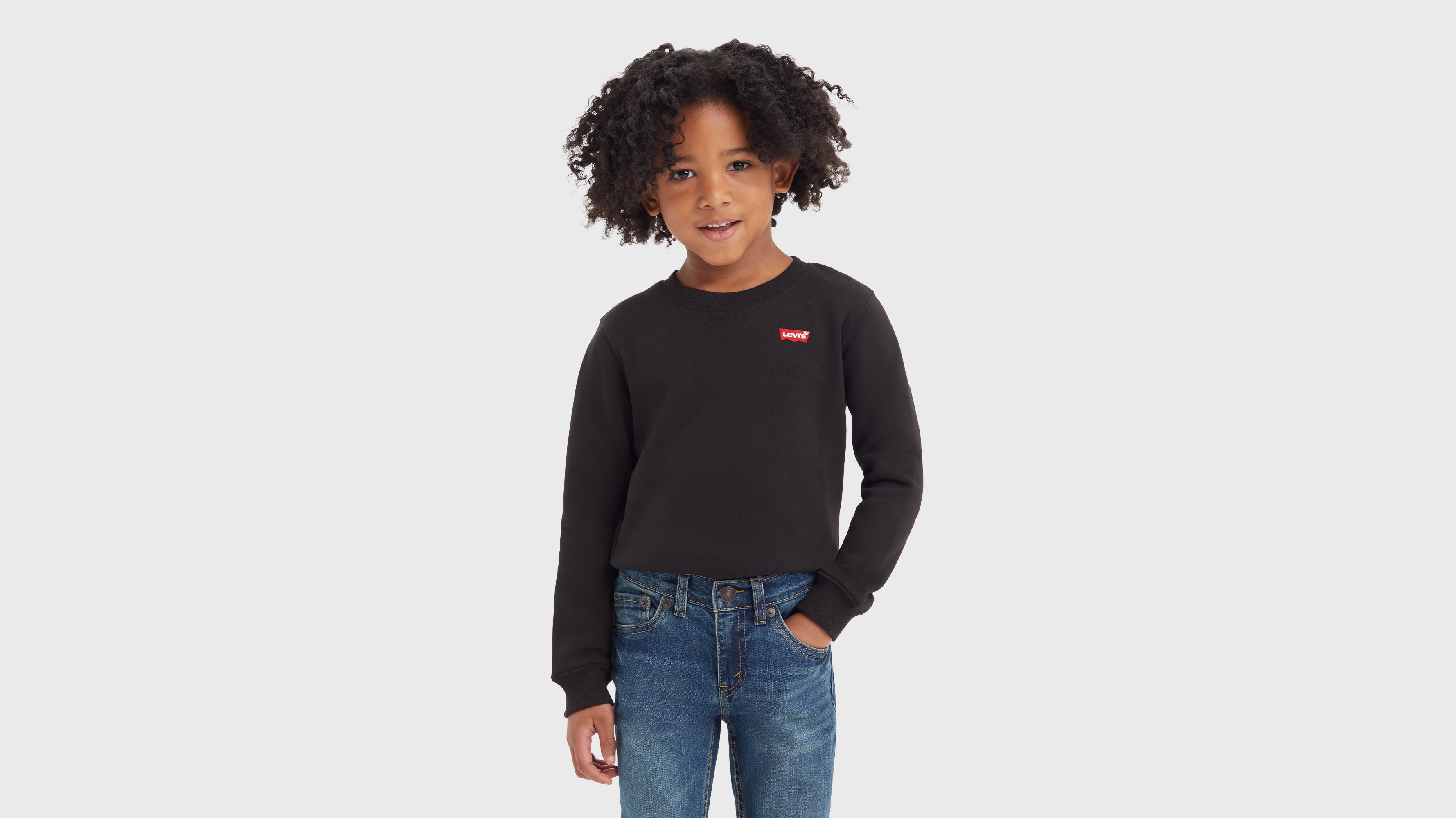 Kids best sale levis sweatshirt