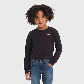Kinder Sweatshirt Mit Mini-logo Und Rundhalsausschnitt - Schwarz | Levi's®  DE