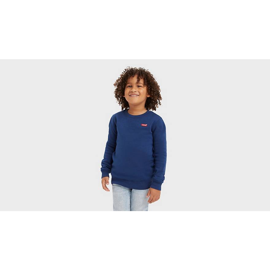 Sweat-shirt à col rond mini logo Enfant 1