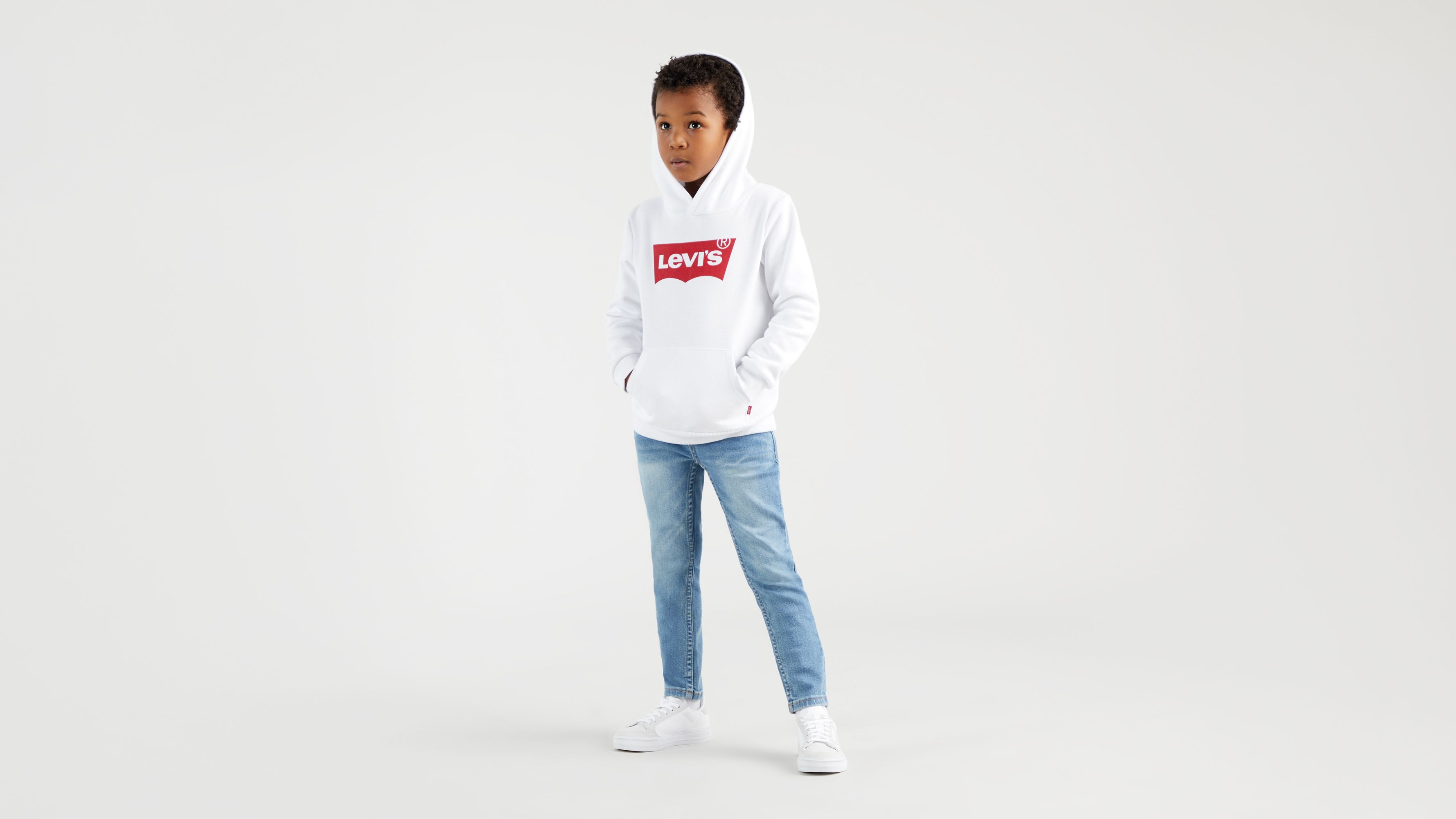 Kids Batwing Screenprint Hoodie 4