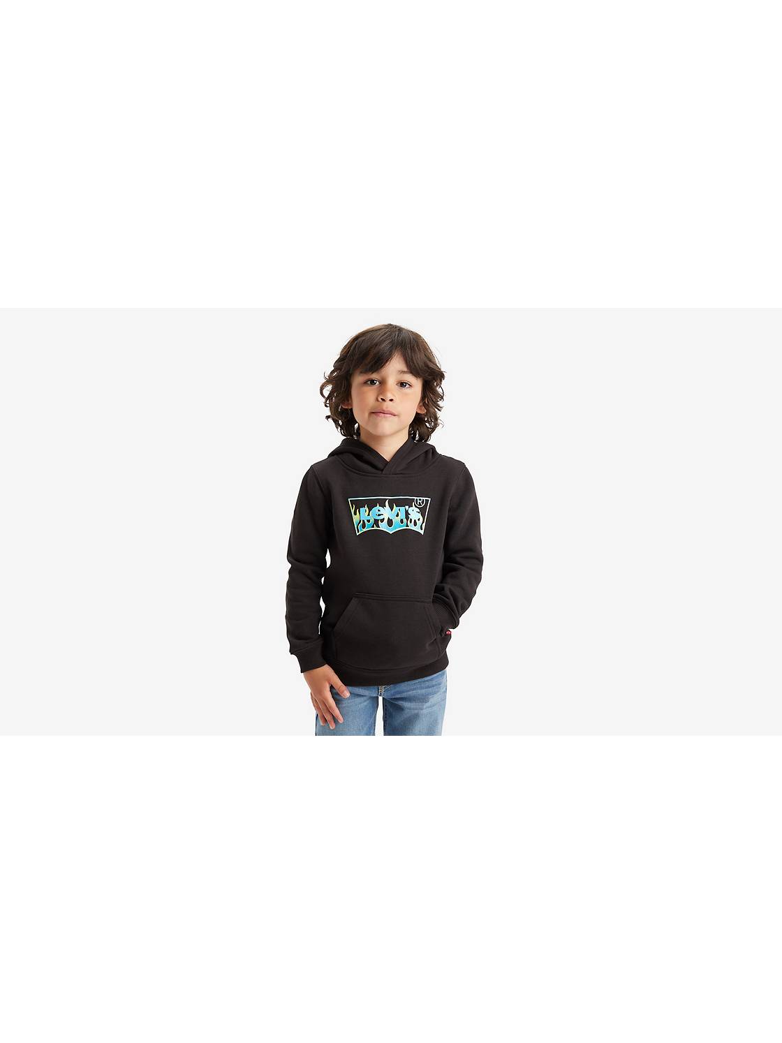 Kids Batwing Fill Pullover Hoodie 1