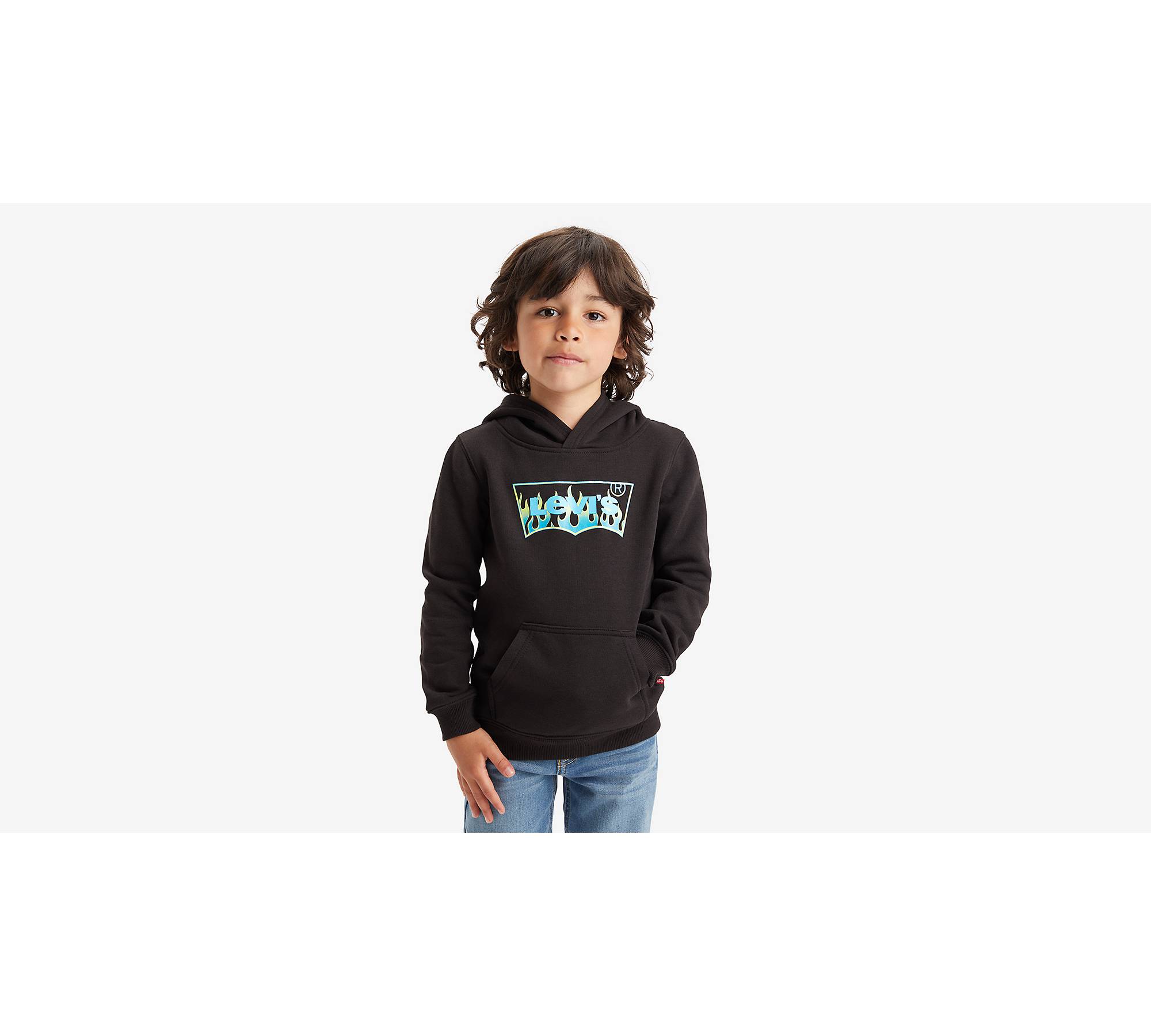 Kids Batwing Fill Pullover Hoodie 1