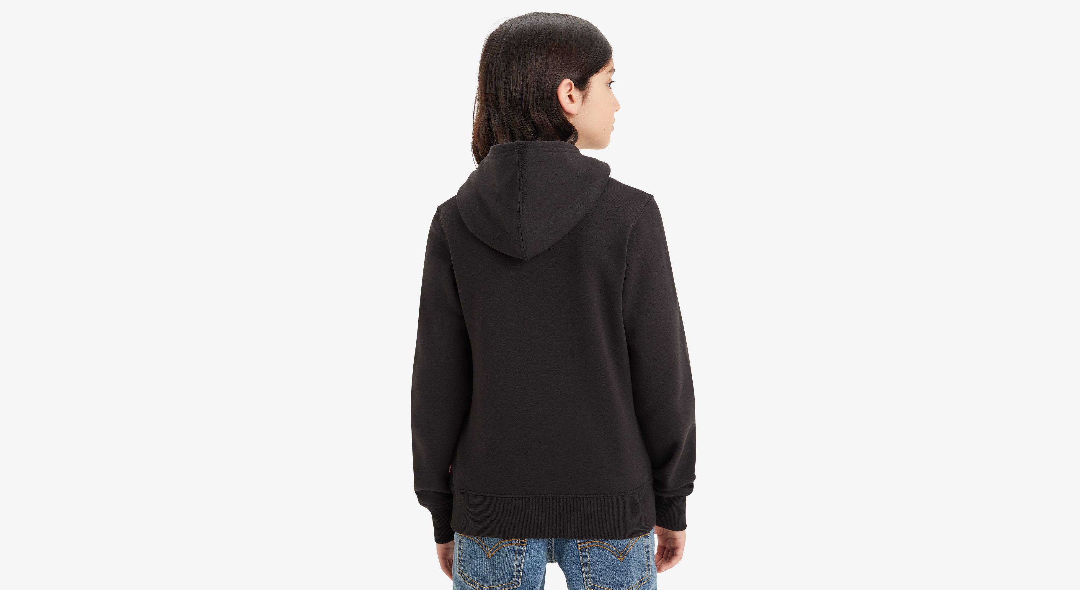 Teenager Batwing Fill Pullover Hoodie 2
