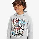 Teenager Illusion Logo Pullover Hoodie 3