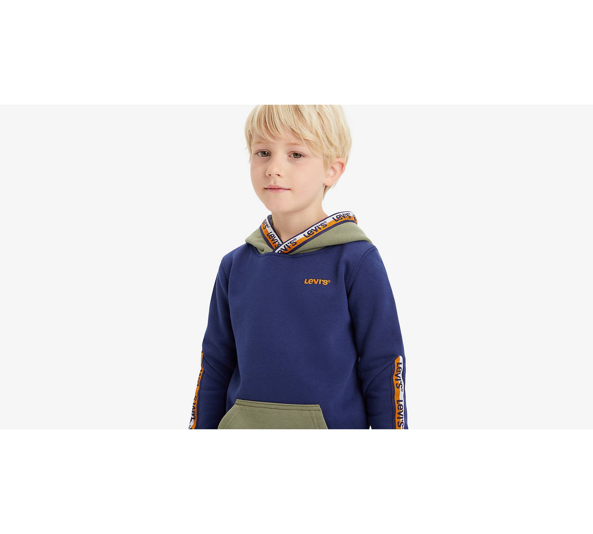 Pullover Hættetrøje Med Logobånd Til Børn - Multifarve Levi's® DK