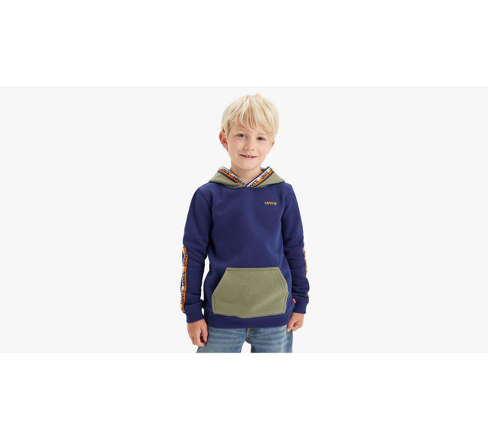 Gang Skim kanaal Pullover Hoodie Met Logotape Voor Kinderen - Veelkleurig | Levi's® BE