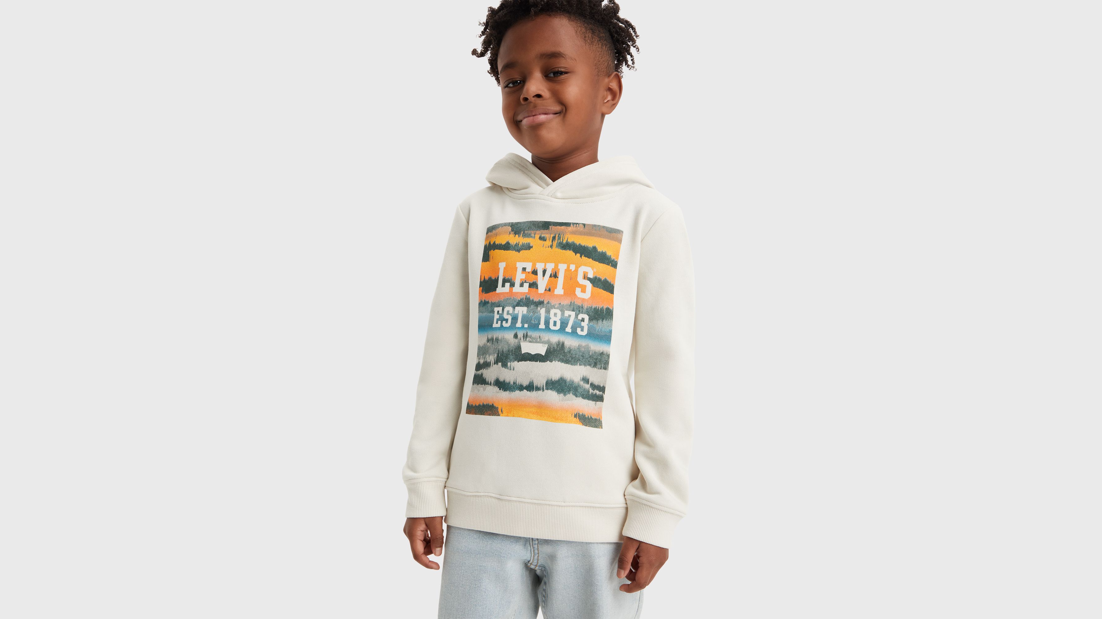 Felpa con cappuccio Landscape Box per bambini 3