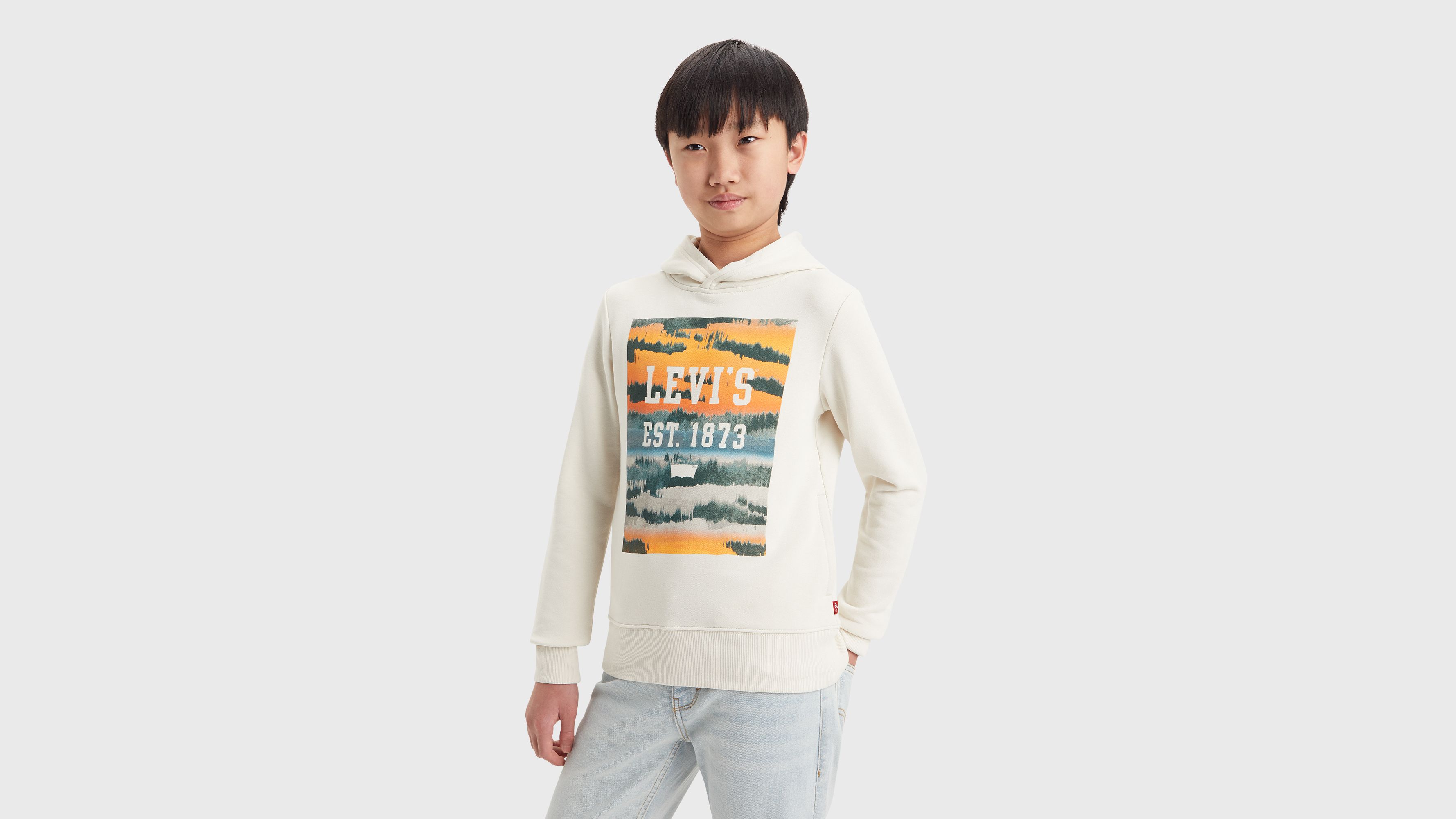 Teenager Landscape Box Hoodie 1