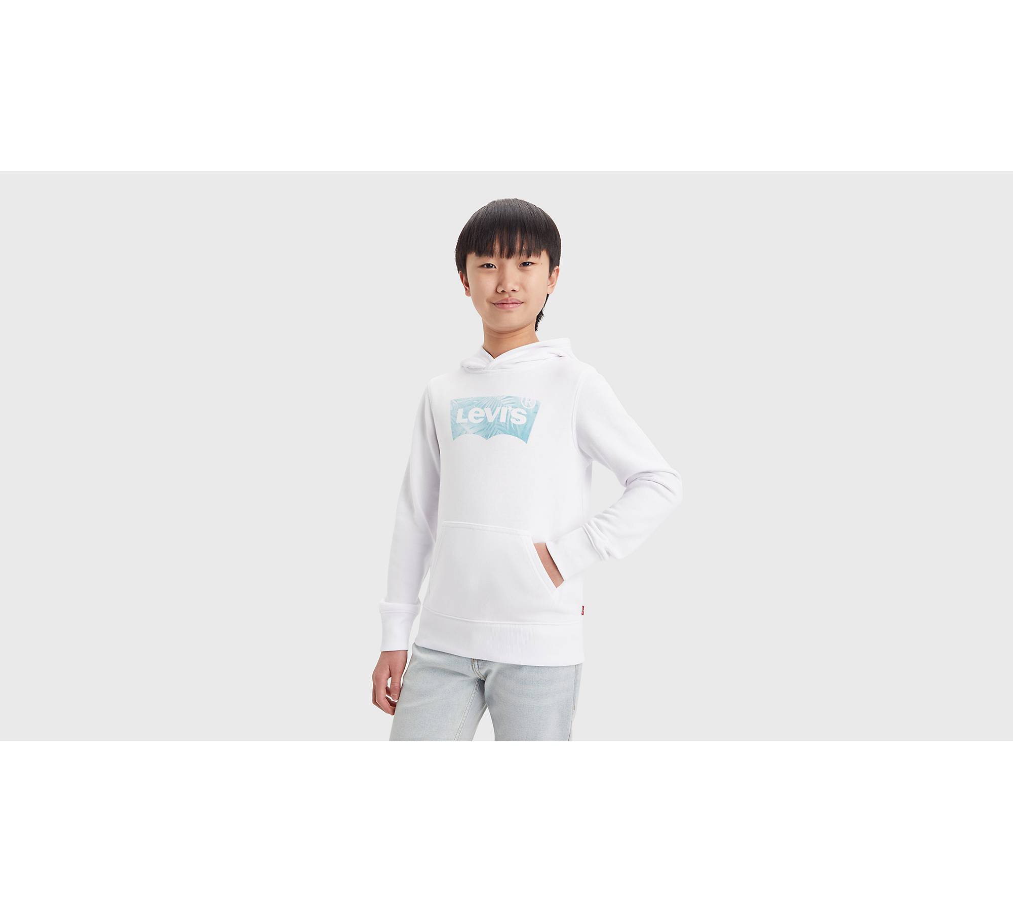 Teenager Palm Batwing Fill Hoodie 1