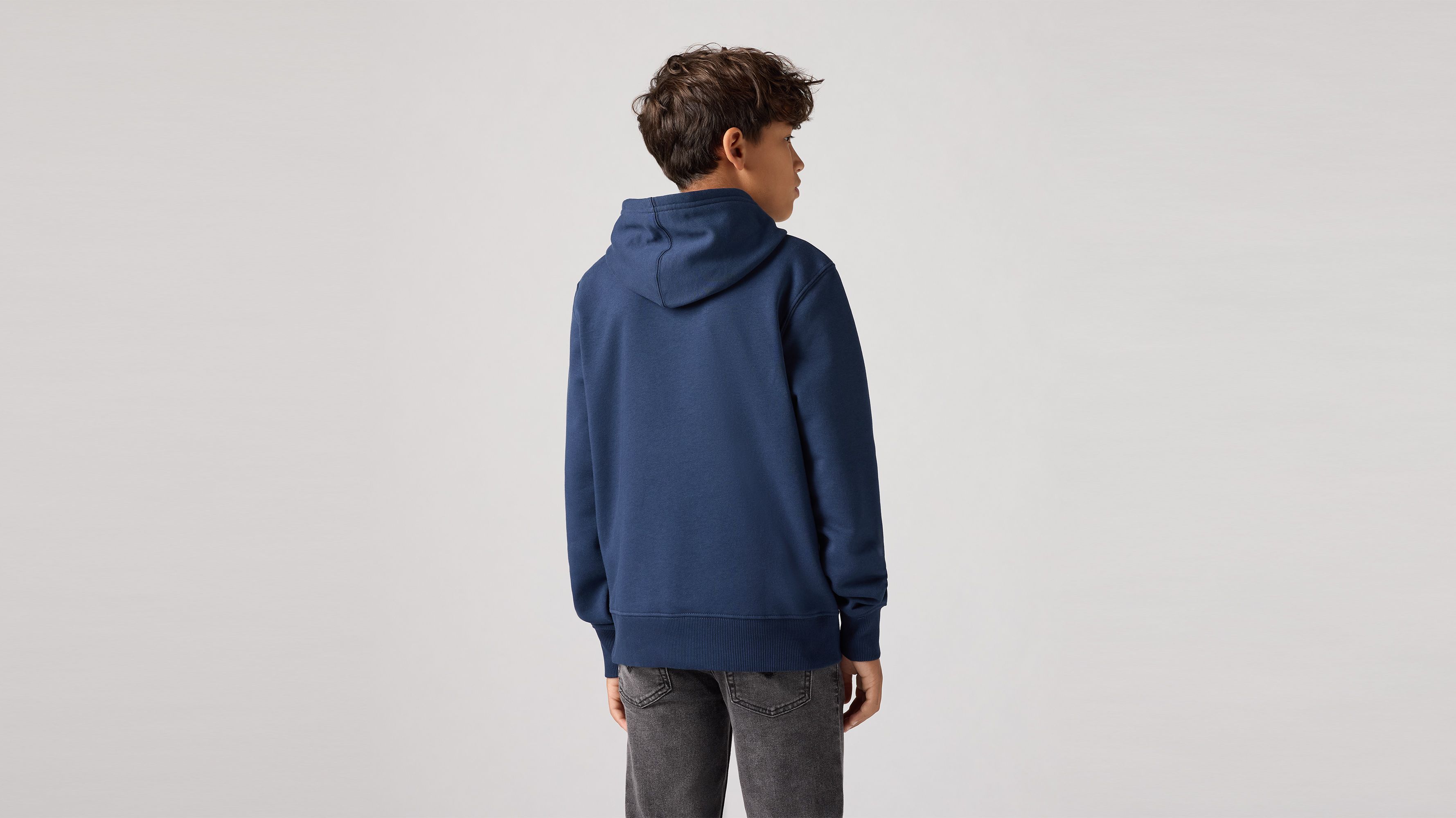 Felpa Con Cappuccio Screenprint Con Logo Batwing Bambini - Blu | 's® IT