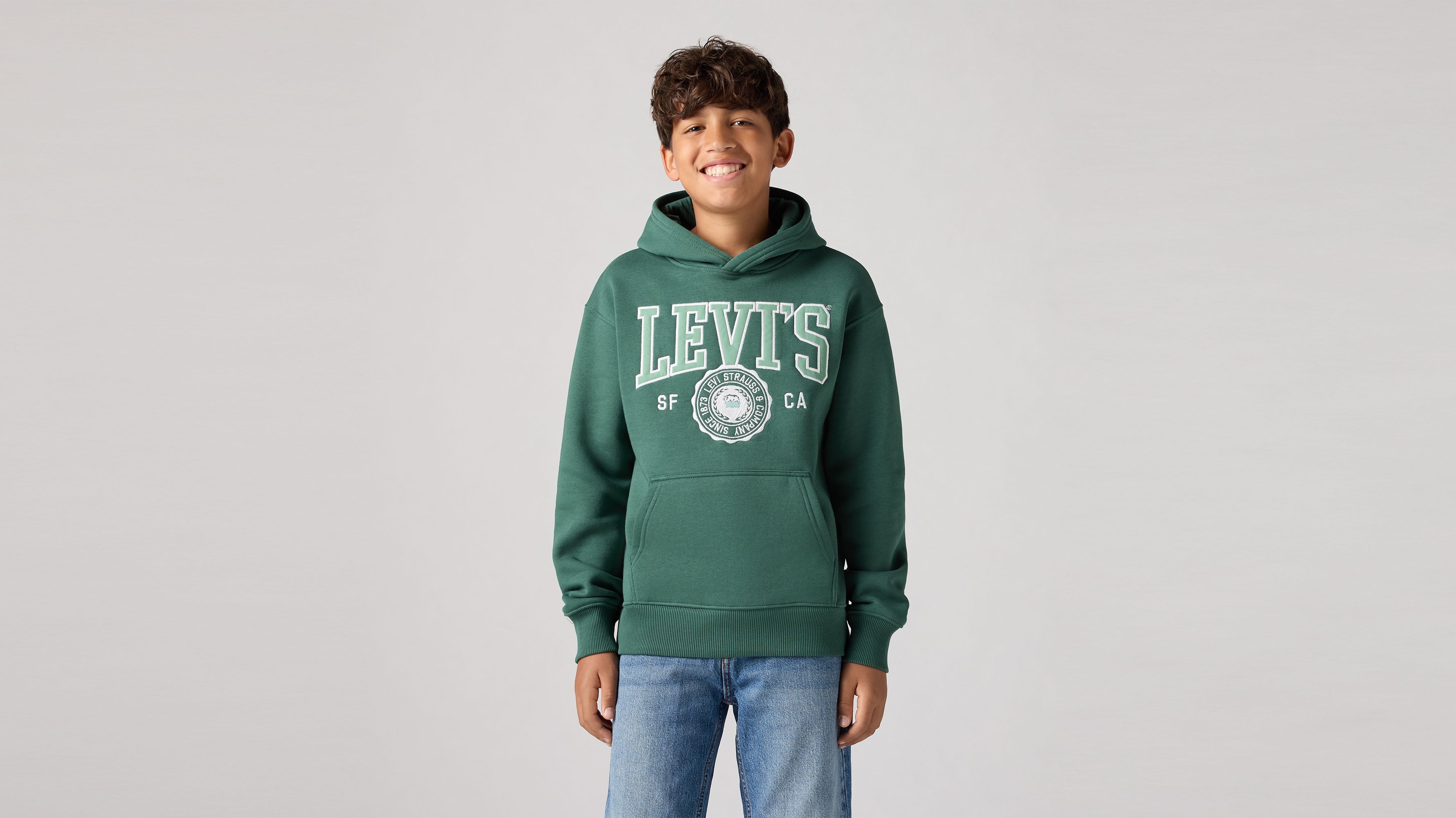 Młodzieżowa sportowa bluza z kapturem 1