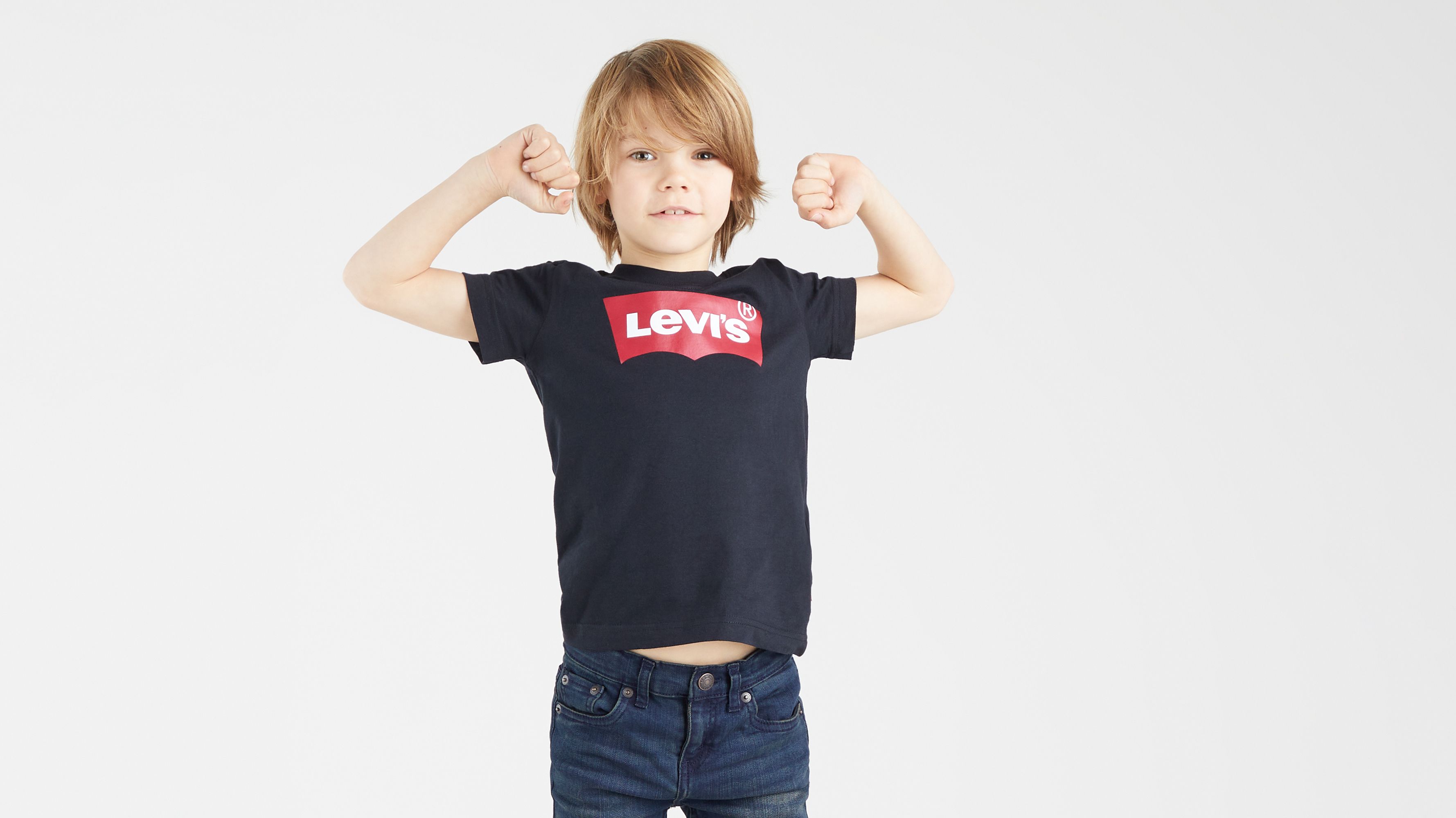 Tee shirt best sale levis garcon