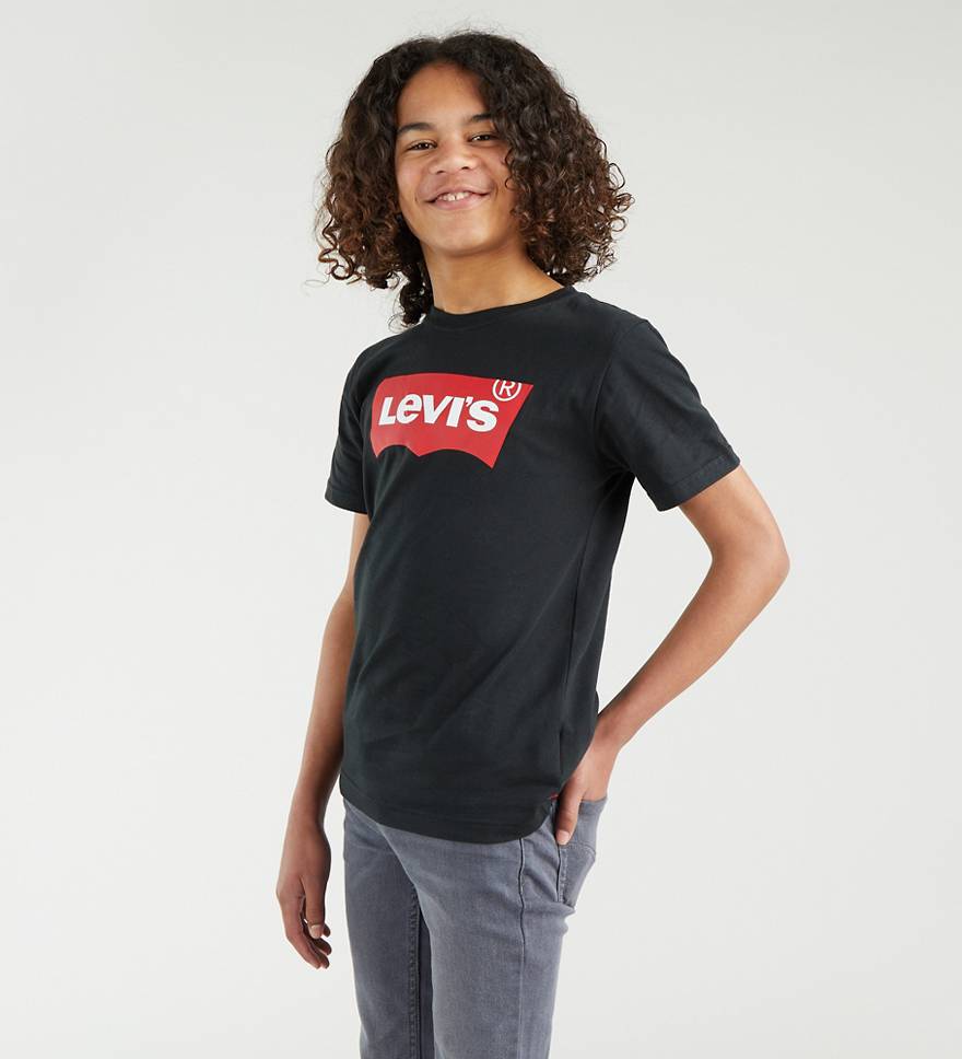 T-shirt con logo Batwing teenager 1