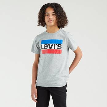 T-shirt avec logo sportswear pour adolescent 1