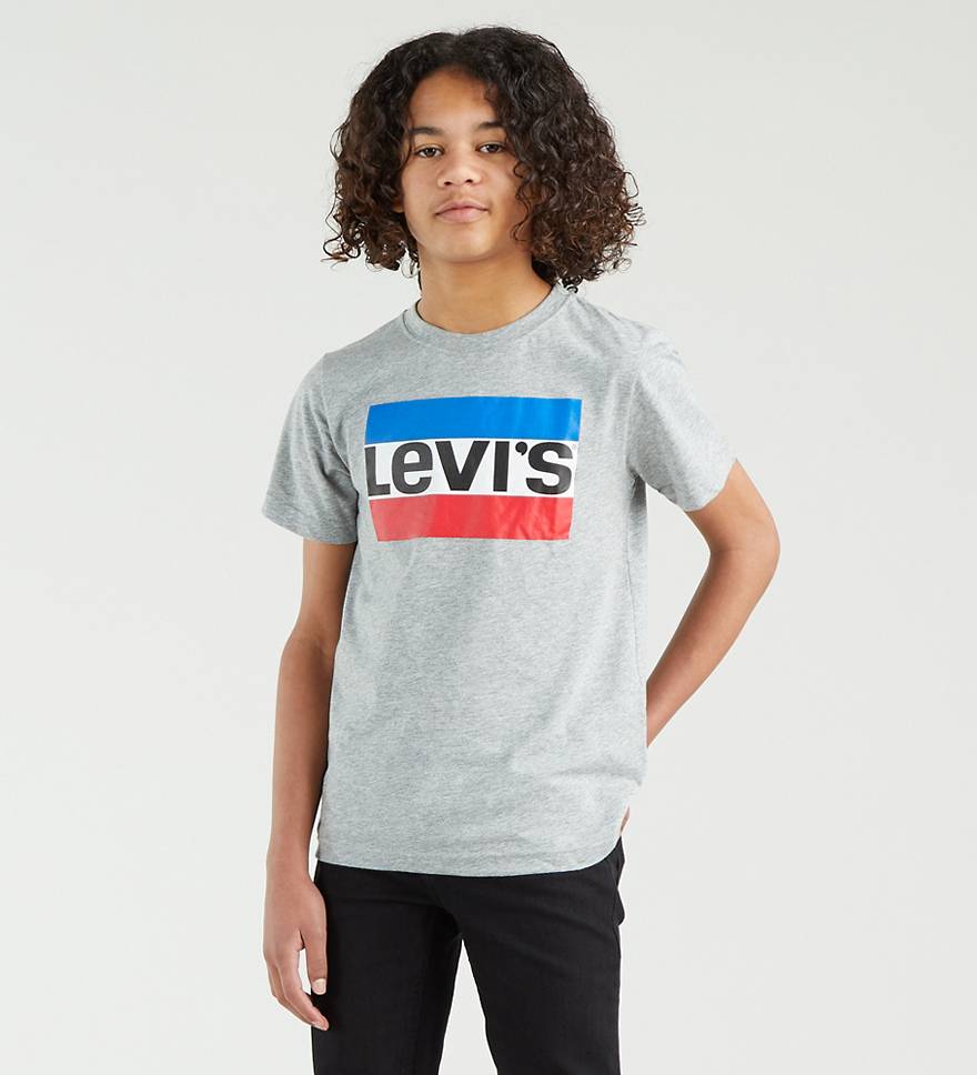 T-shirt avec logo sportswear pour adolescent 1