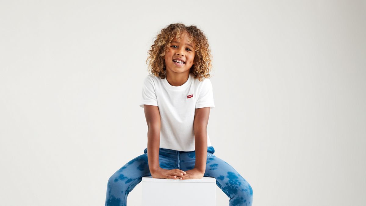 Kids Batwing Tee — White - White