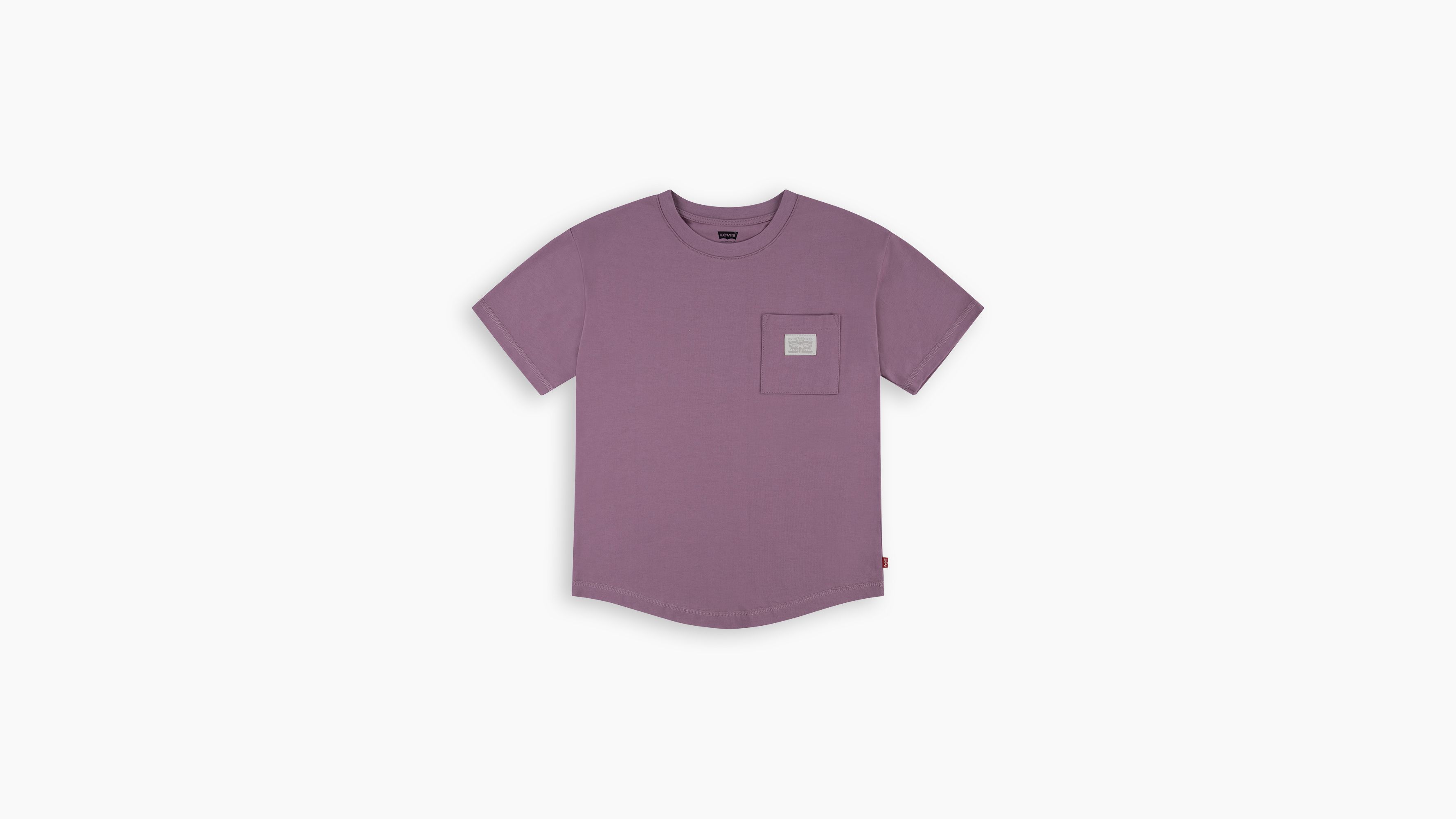 Teenager Curved Hem Pocket Tee 4