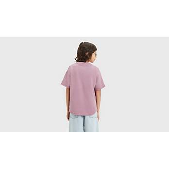 Teenager T-Shirt mit rundem Saum und Tasche 2