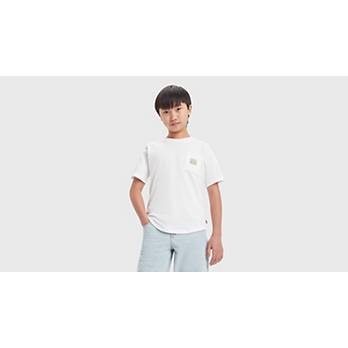 Camiseta para adolescentes Curved Hem Pocket 1